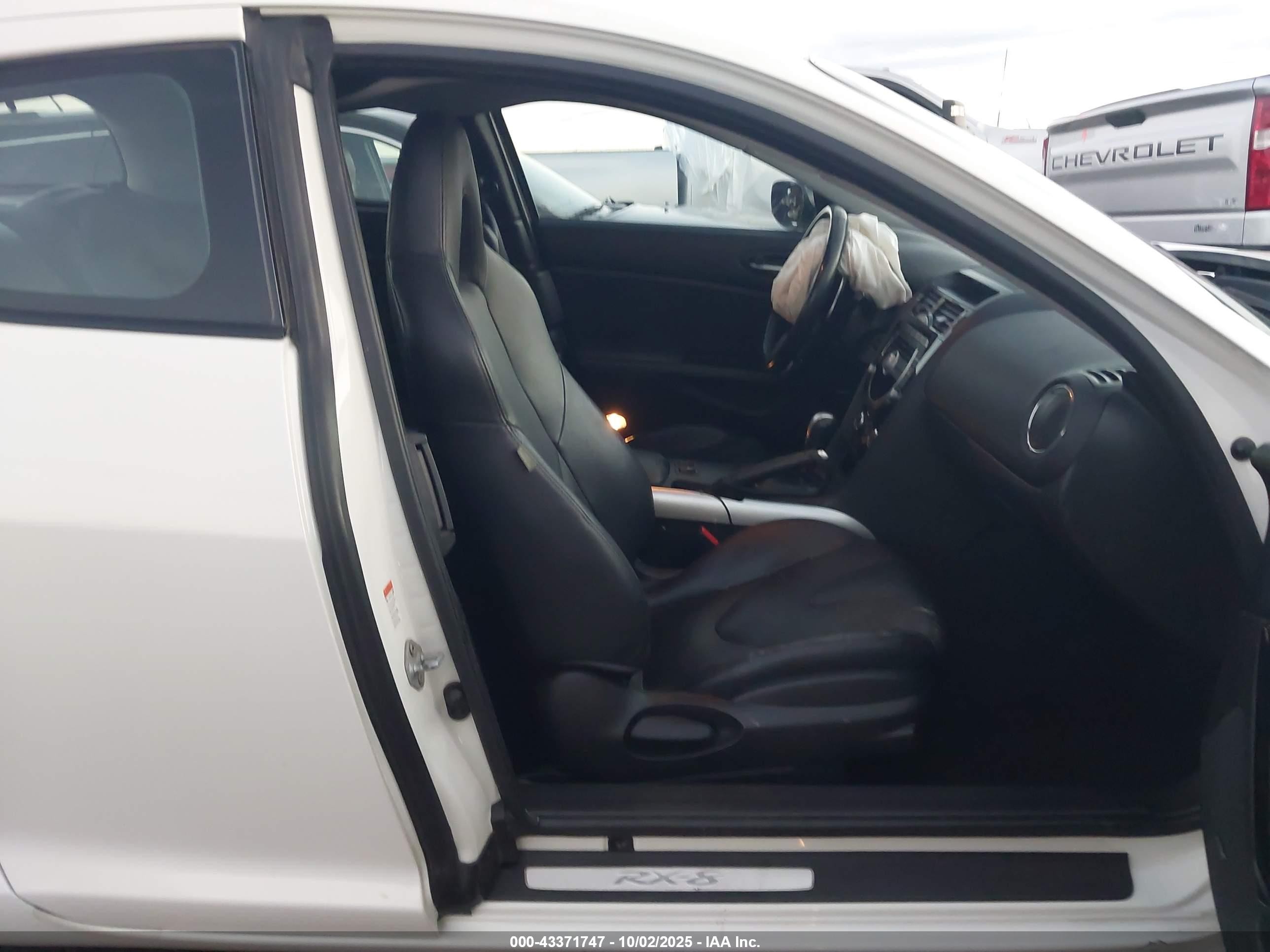 2009 Mazda Rx-8 Grand Touring White vin: JM1FE17P190401025