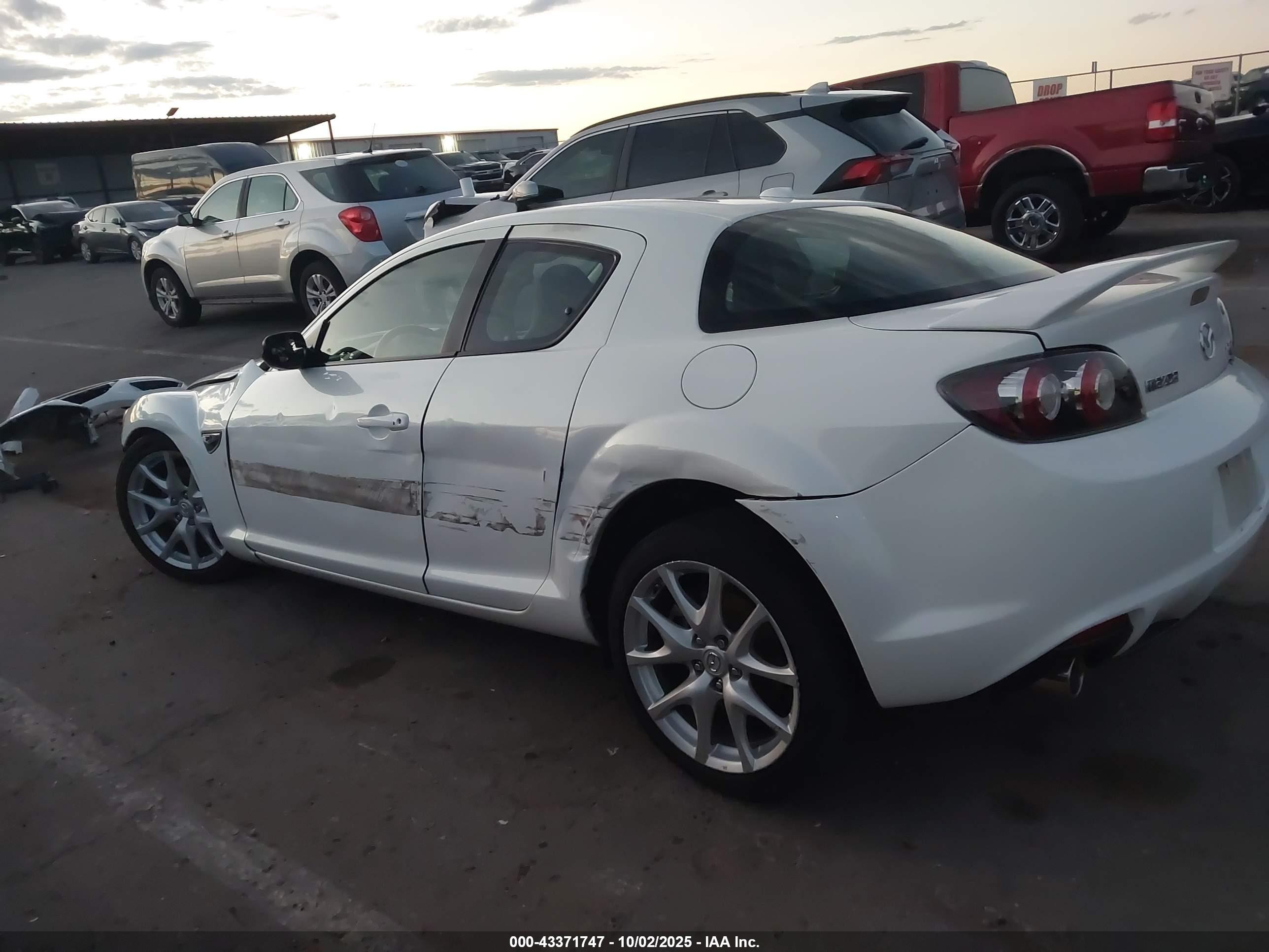 2009 Mazda Rx-8 Grand Touring White vin: JM1FE17P190401025