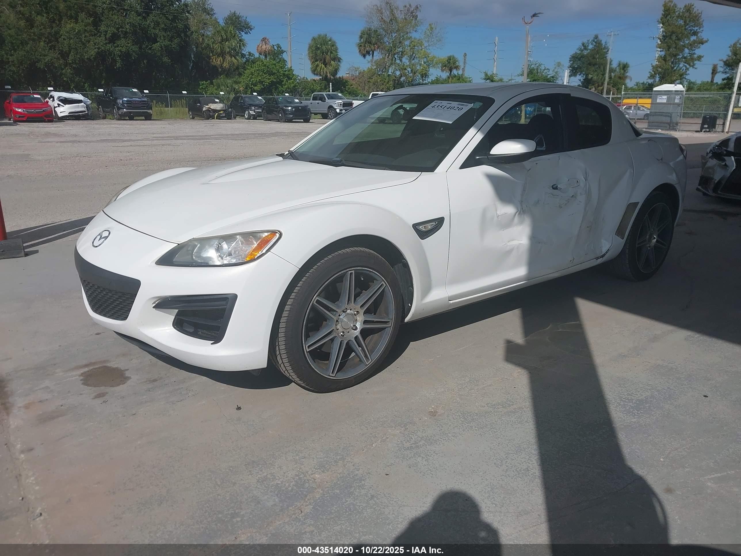 2009 Mazda Rx-8 Sport White vin: JM1FE17P190401896