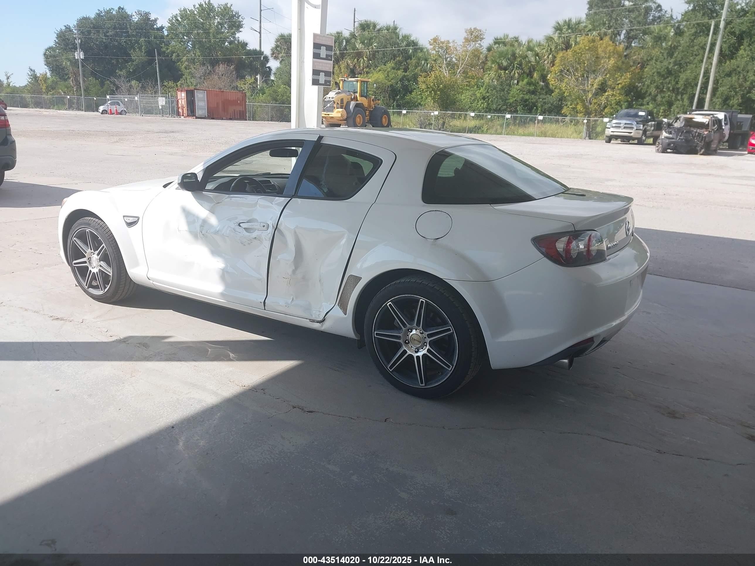 2009 Mazda Rx-8 Sport White vin: JM1FE17P190401896