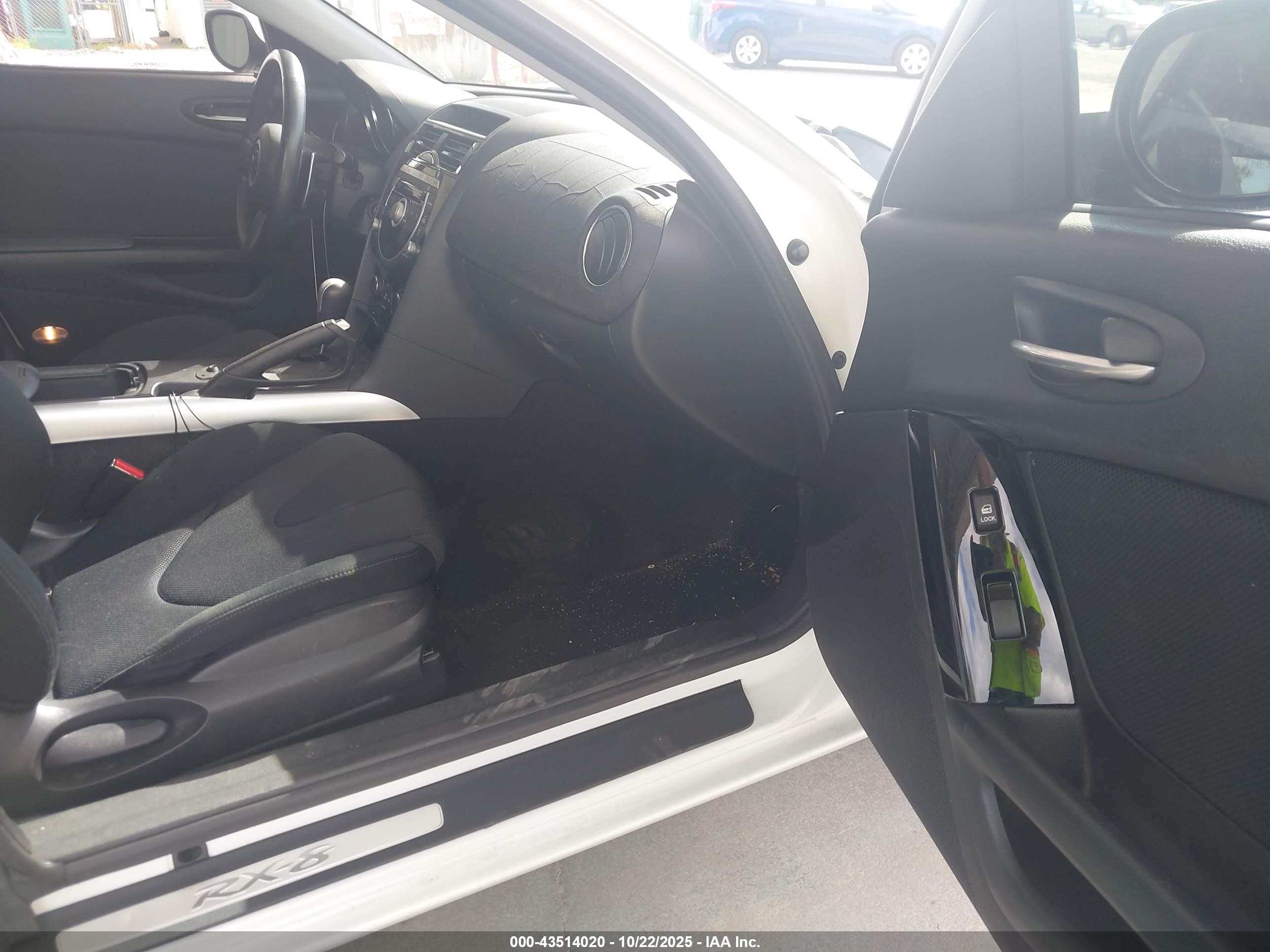 2009 Mazda Rx-8 Sport White vin: JM1FE17P190401896
