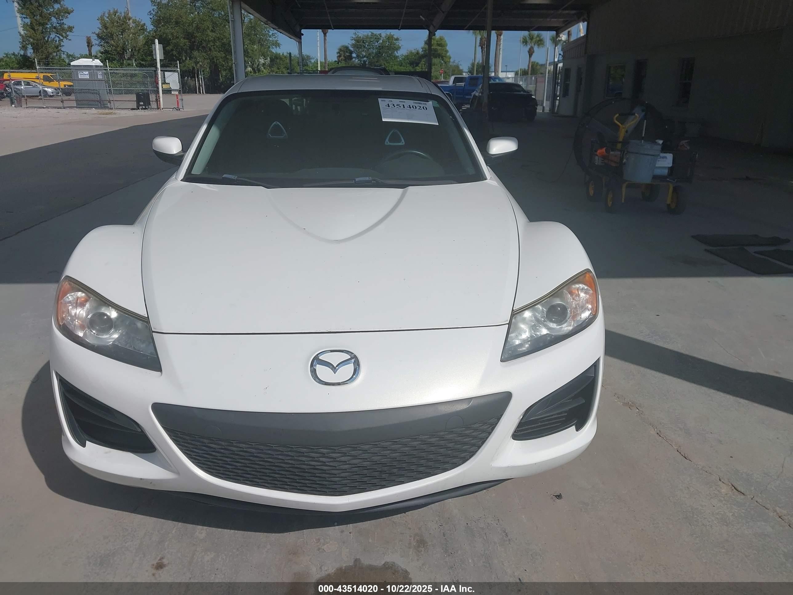 2009 Mazda Rx-8 Sport White vin: JM1FE17P190401896