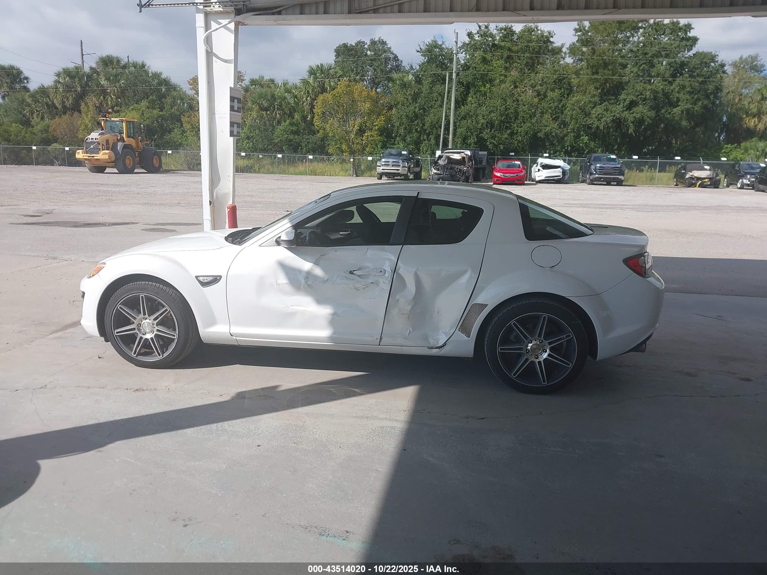 2009 Mazda Rx-8 Sport White vin: JM1FE17P190401896