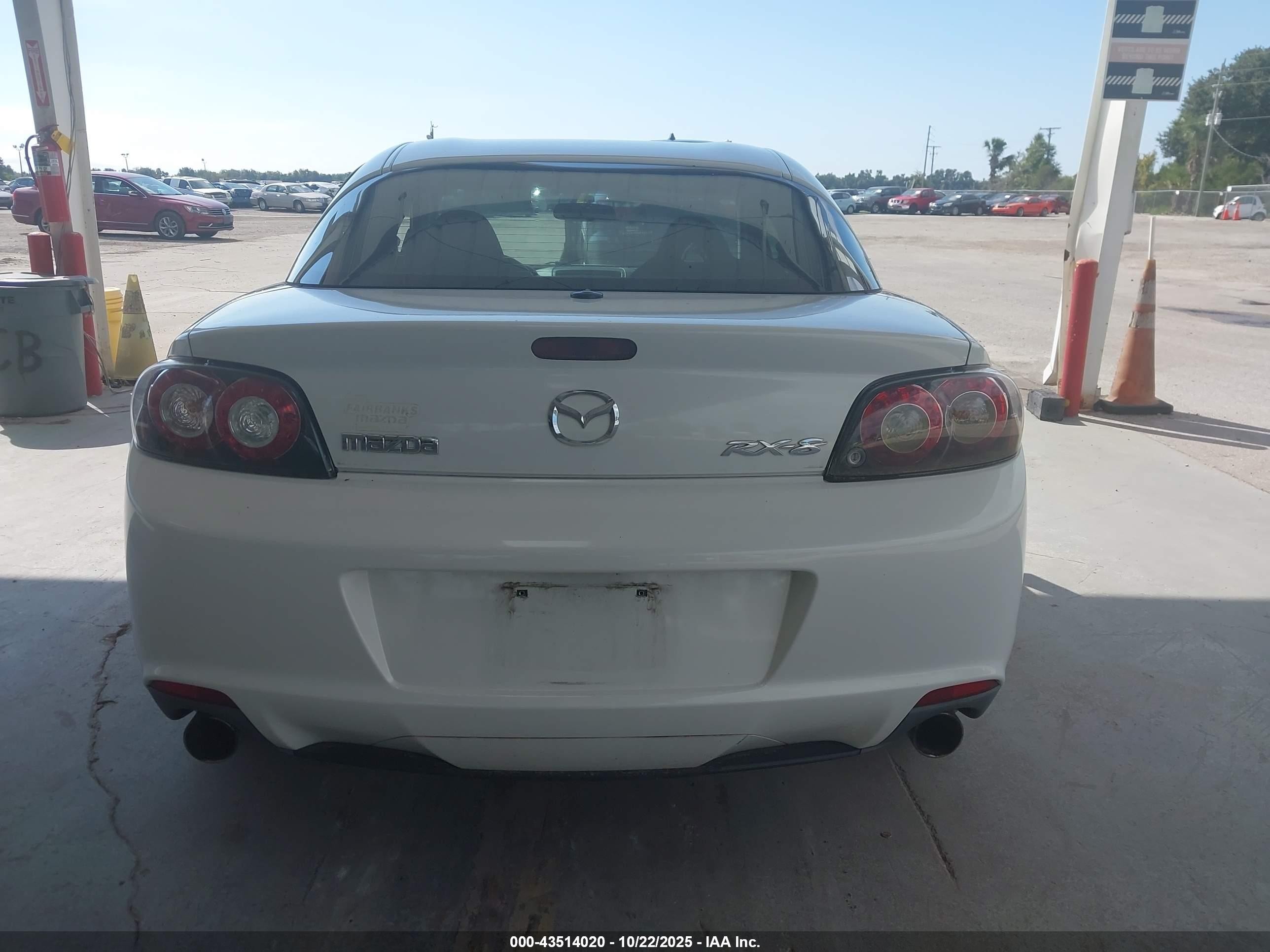 2009 Mazda Rx-8 Sport White vin: JM1FE17P190401896