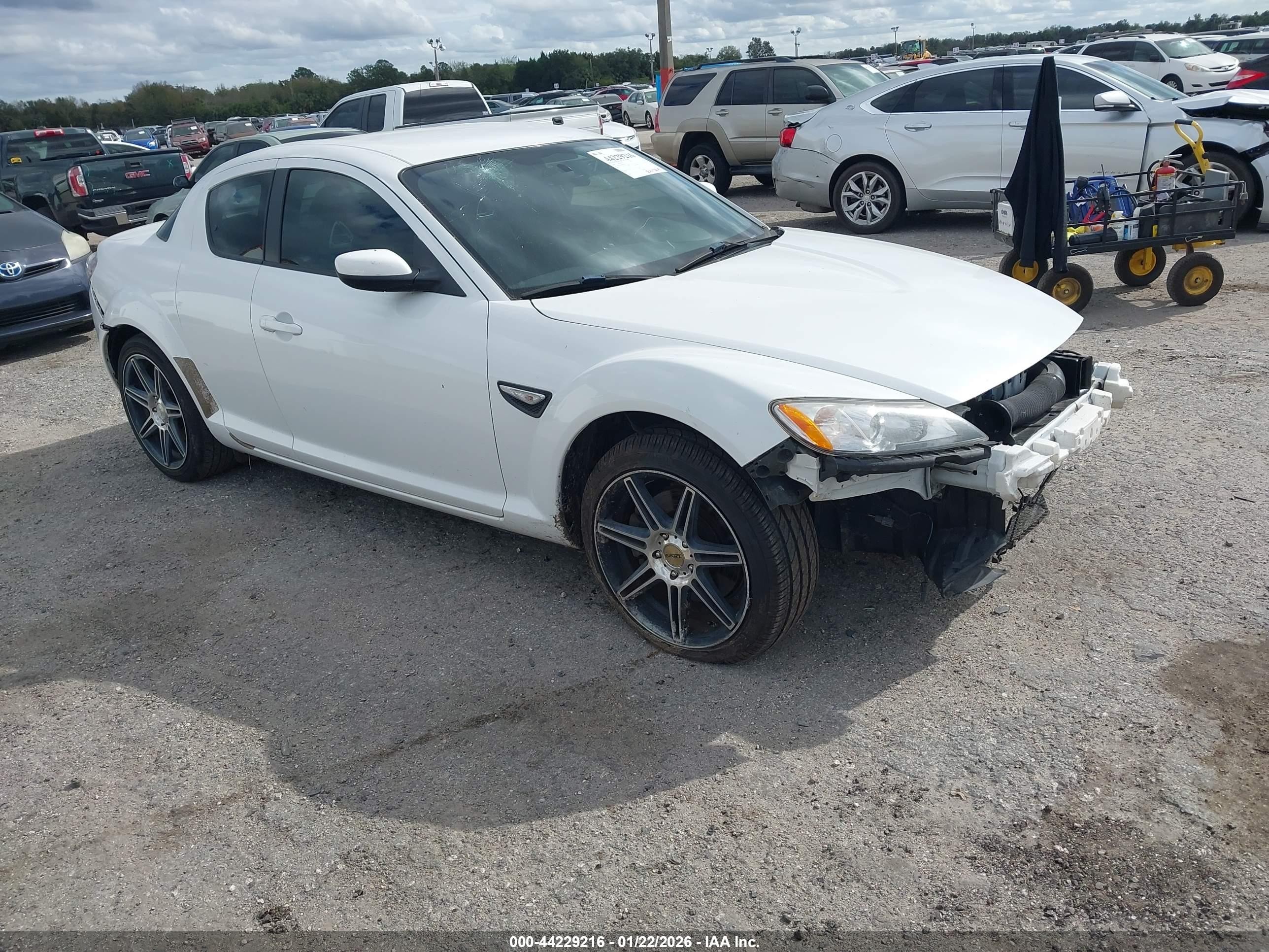 2009 Mazda Rx-8 Sport White vin: JM1FE17P190401896