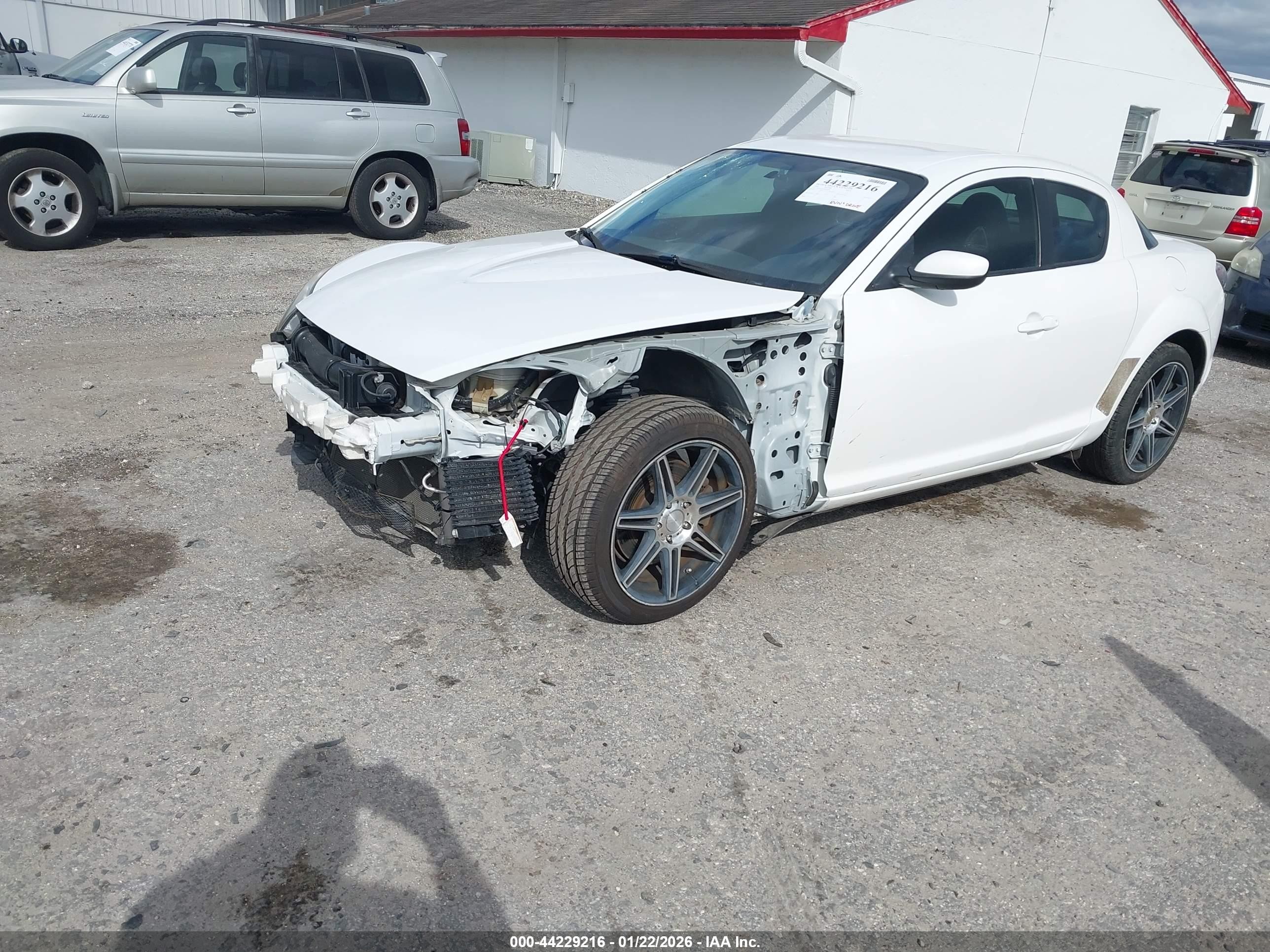 2009 Mazda Rx-8 Sport White vin: JM1FE17P190401896