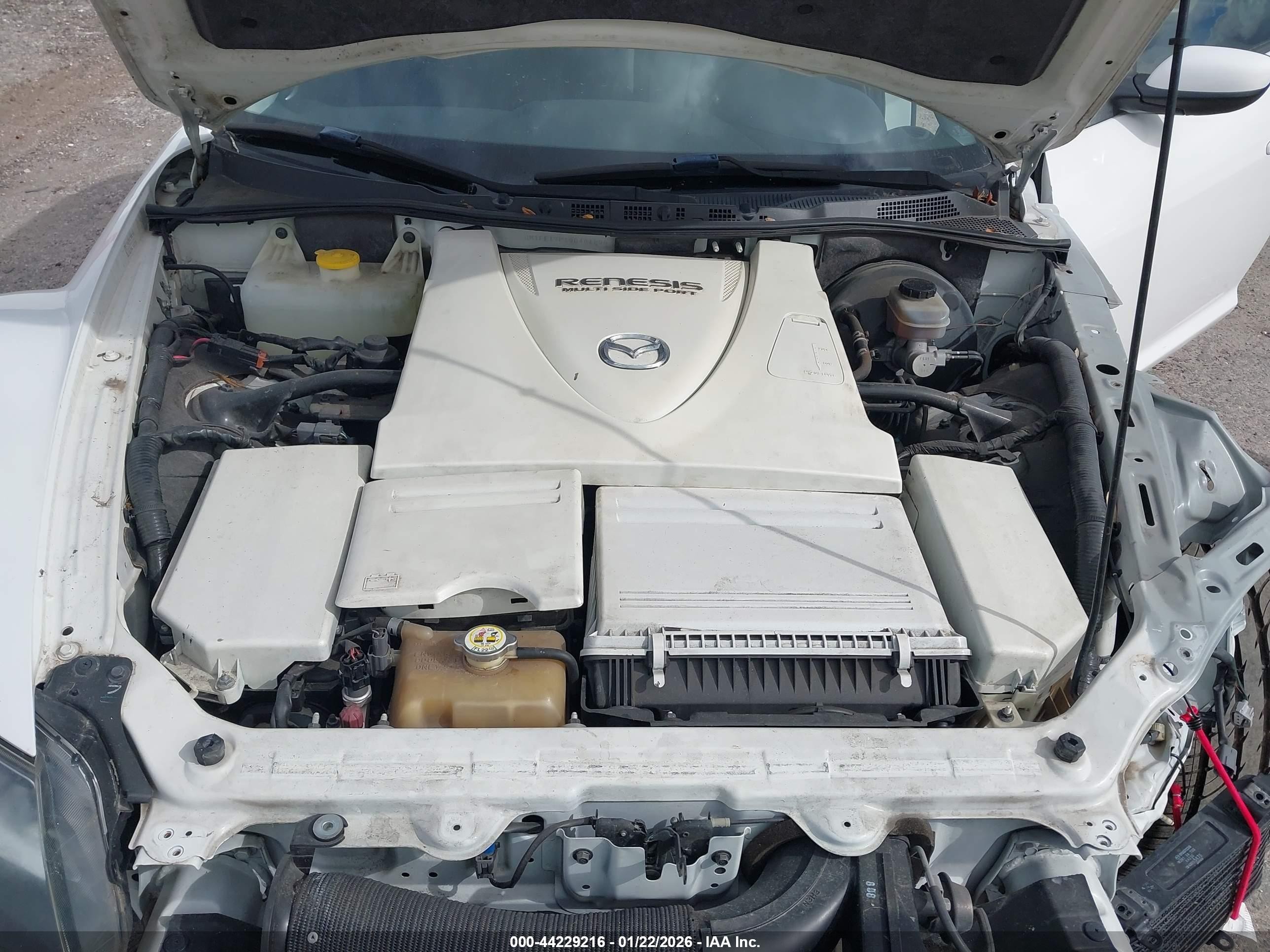 2009 Mazda Rx-8 Sport White vin: JM1FE17P190401896