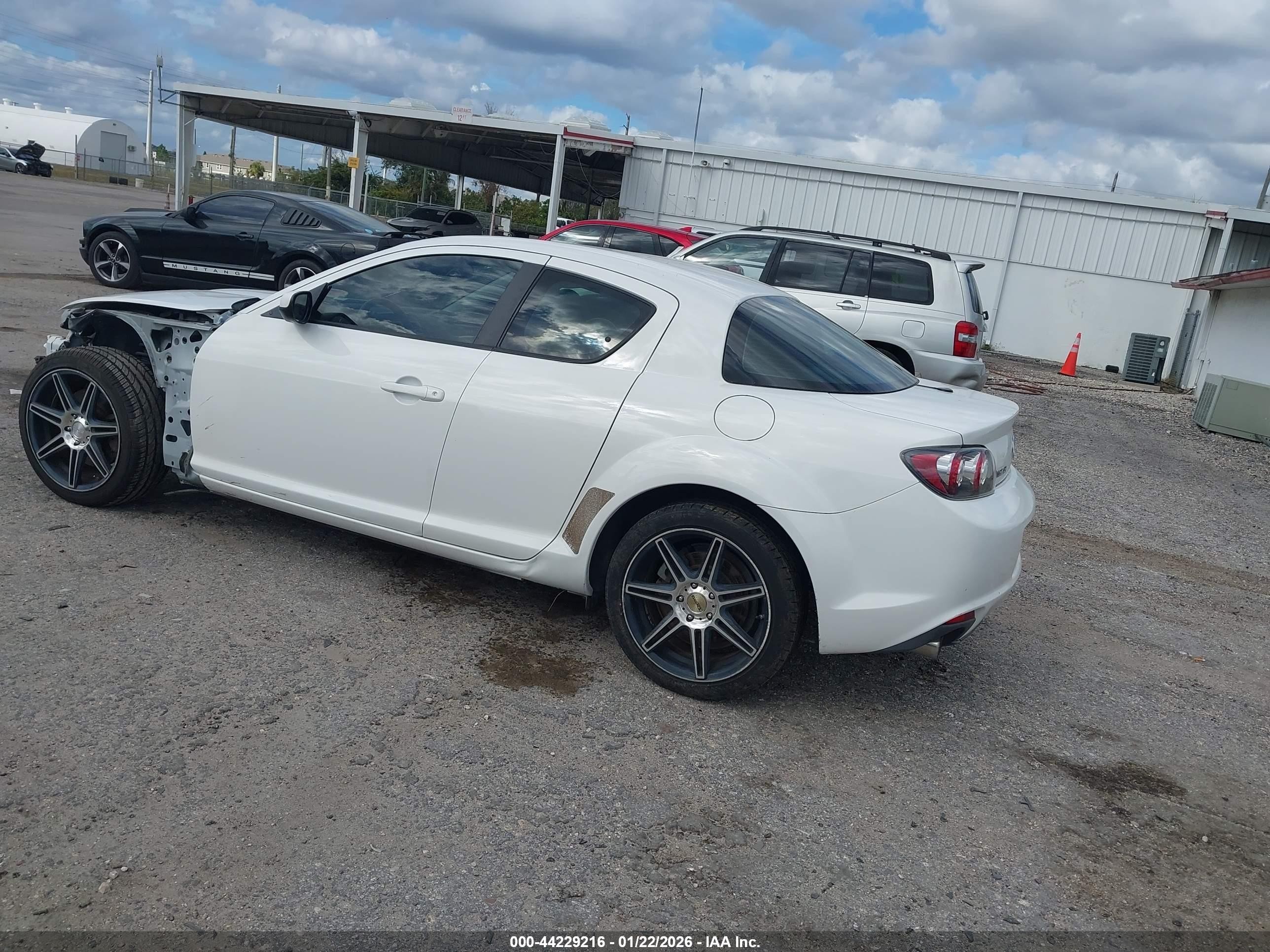 2009 Mazda Rx-8 Sport White vin: JM1FE17P190401896