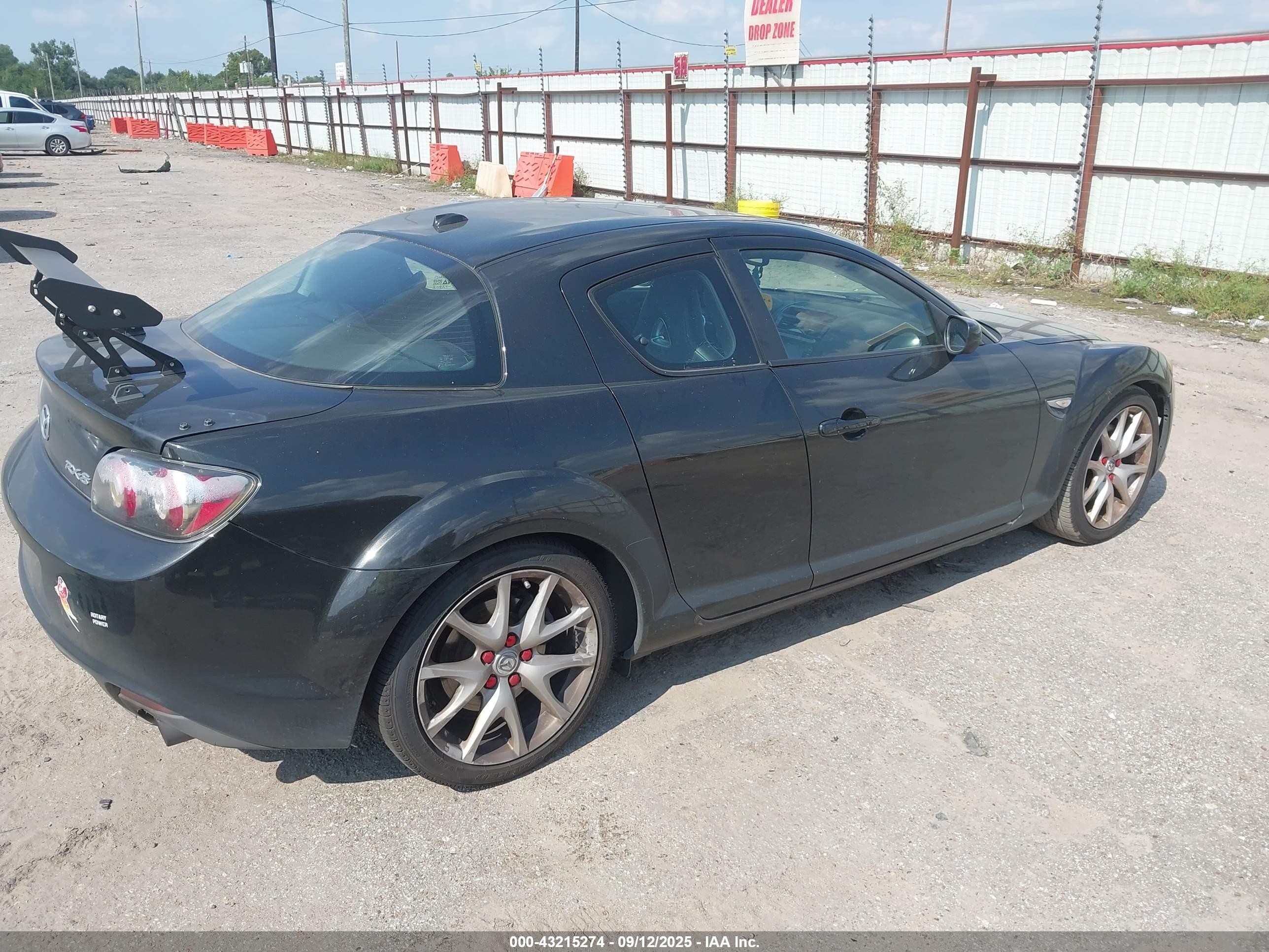2009 Mazda Rx-8 Grand Touring Black vin: JM1FE17P290400403