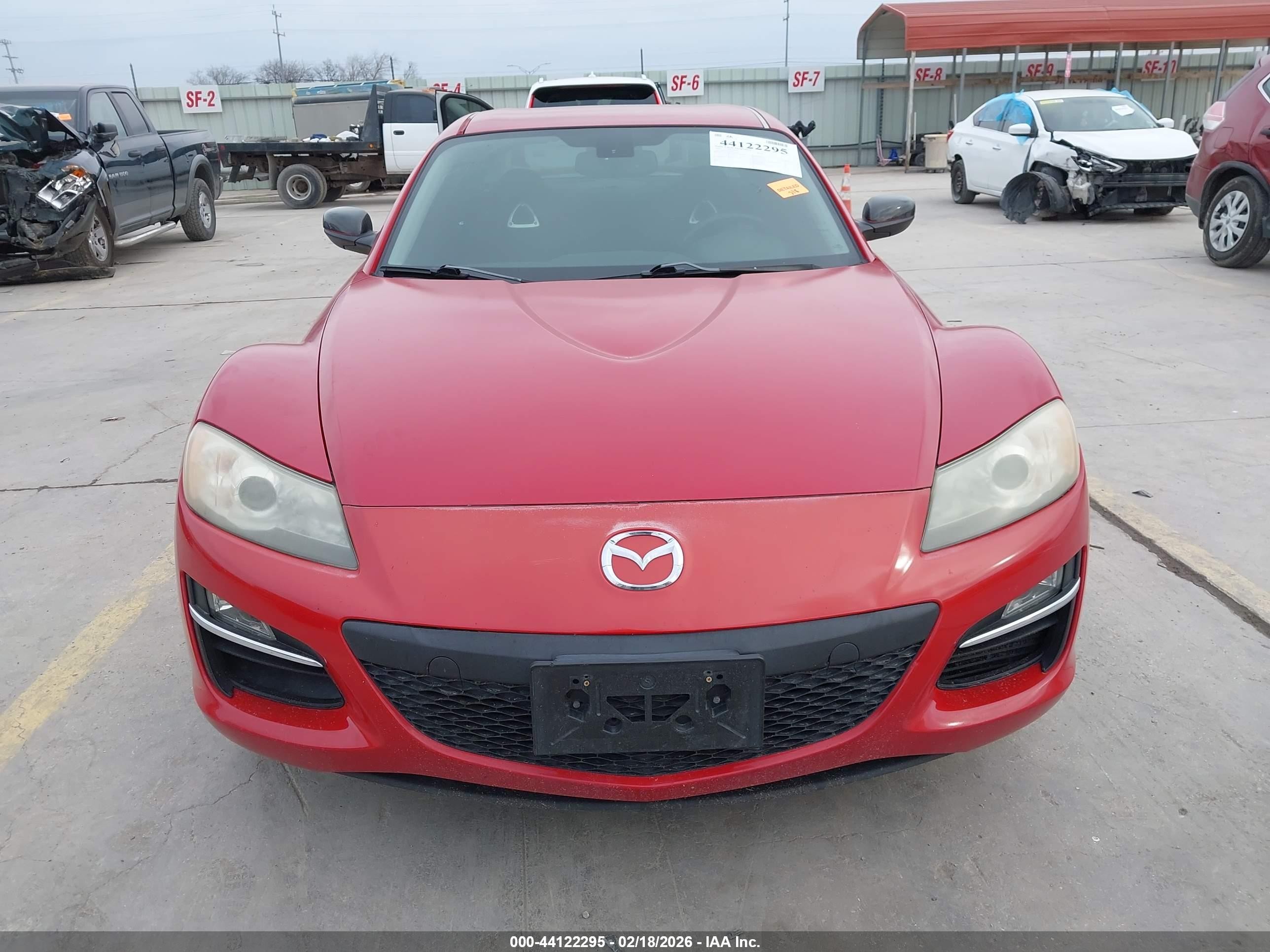 2009 Mazda Rx-8 Grand Touring Red vin: JM1FE17P290401342