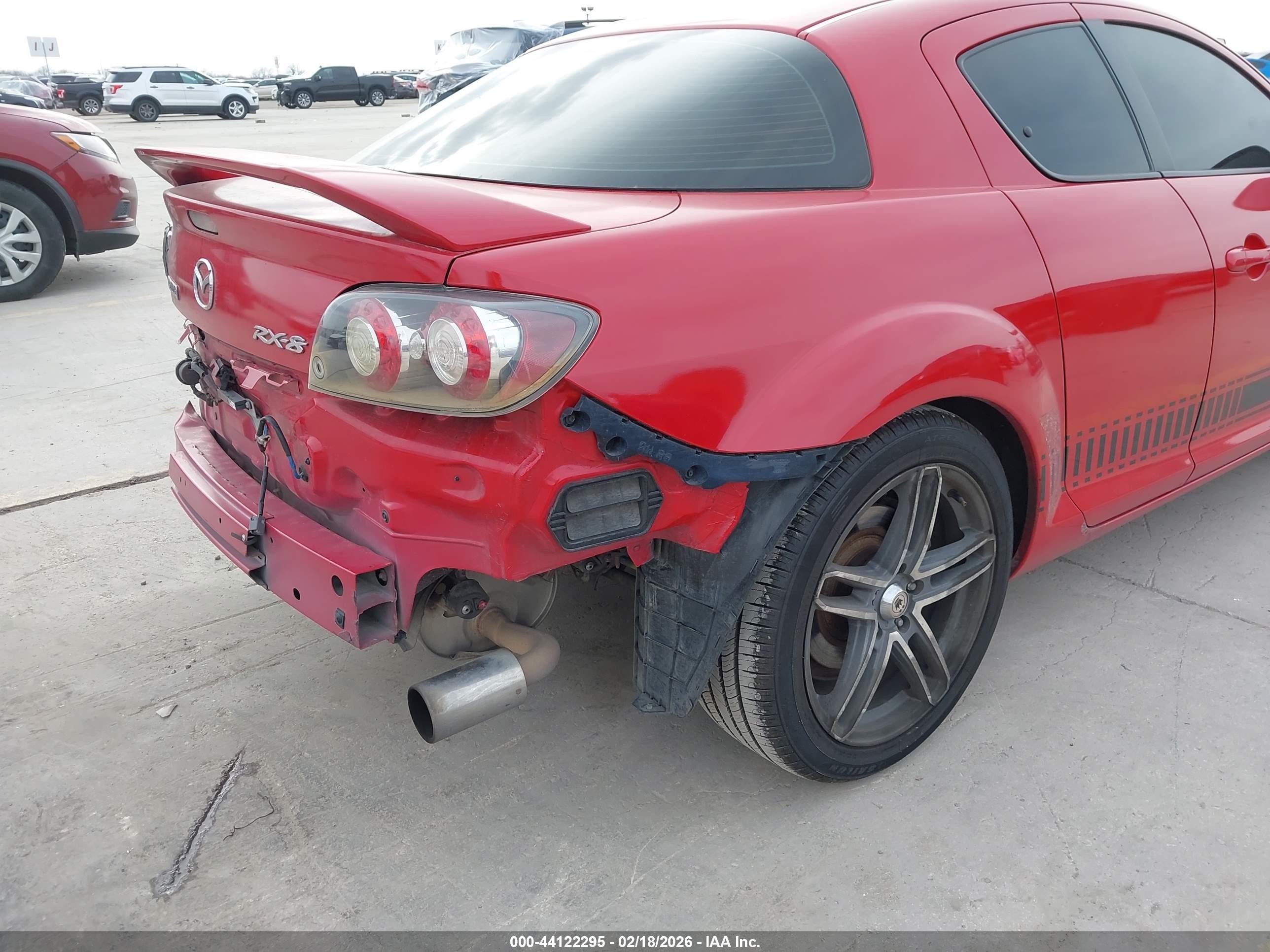 2009 Mazda Rx-8 Grand Touring Red vin: JM1FE17P290401342