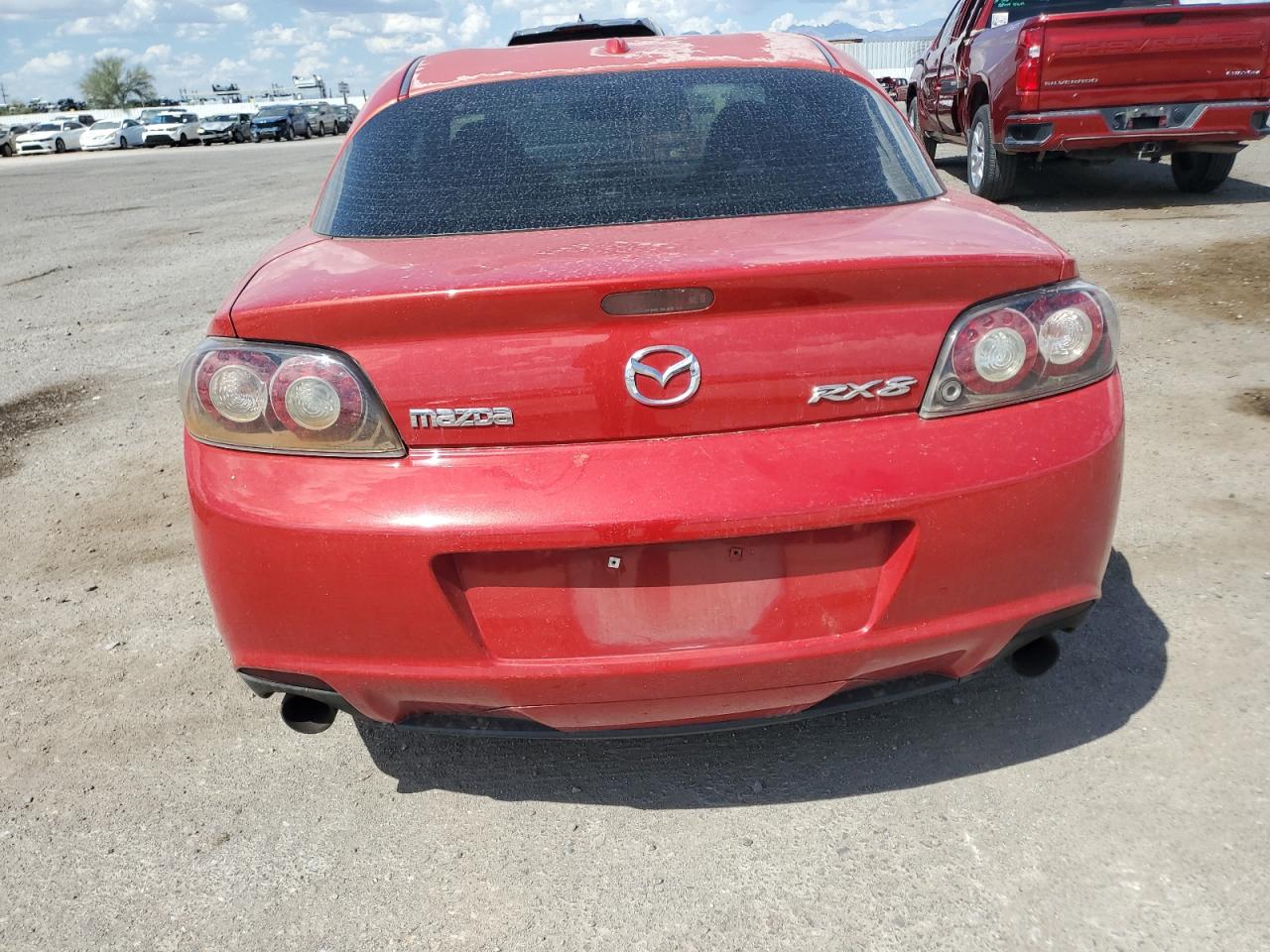 2009 Mazda Rx8 Red vin: JM1FE17P590400220