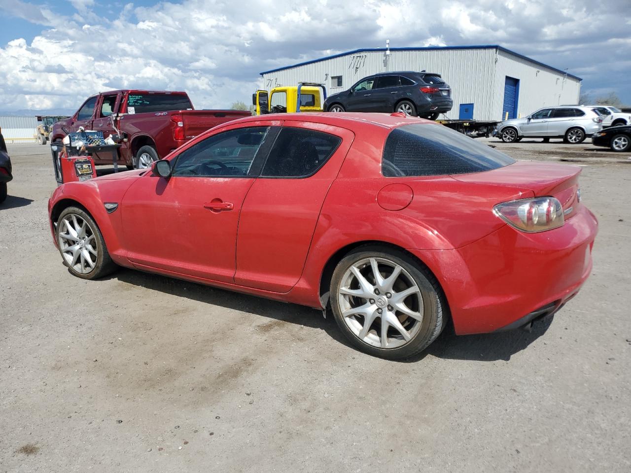 2009 Mazda Rx8 Red vin: JM1FE17P590400220