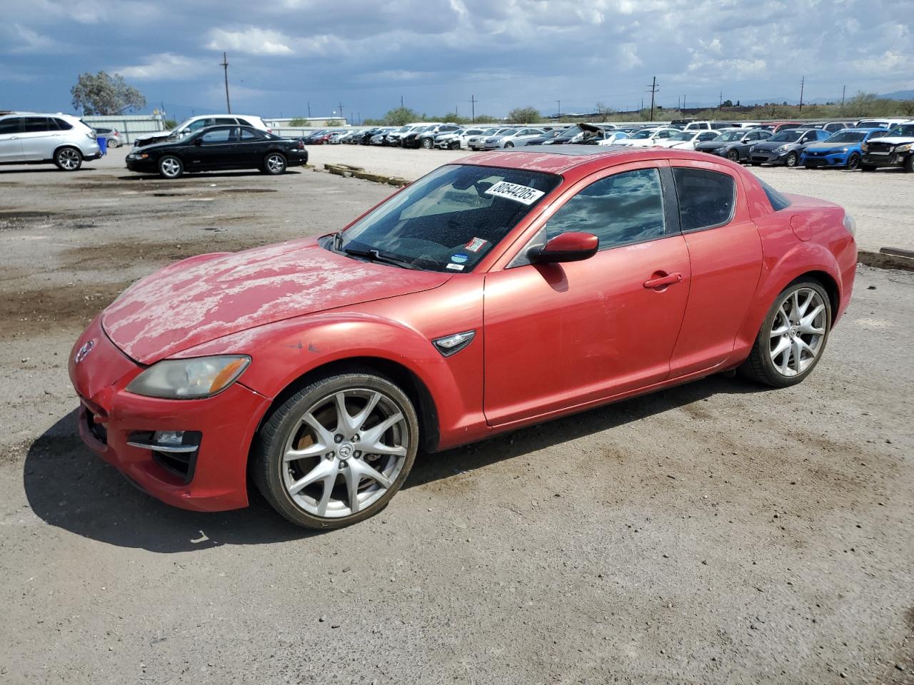 2009 Mazda Rx8 Red vin: JM1FE17P590400220