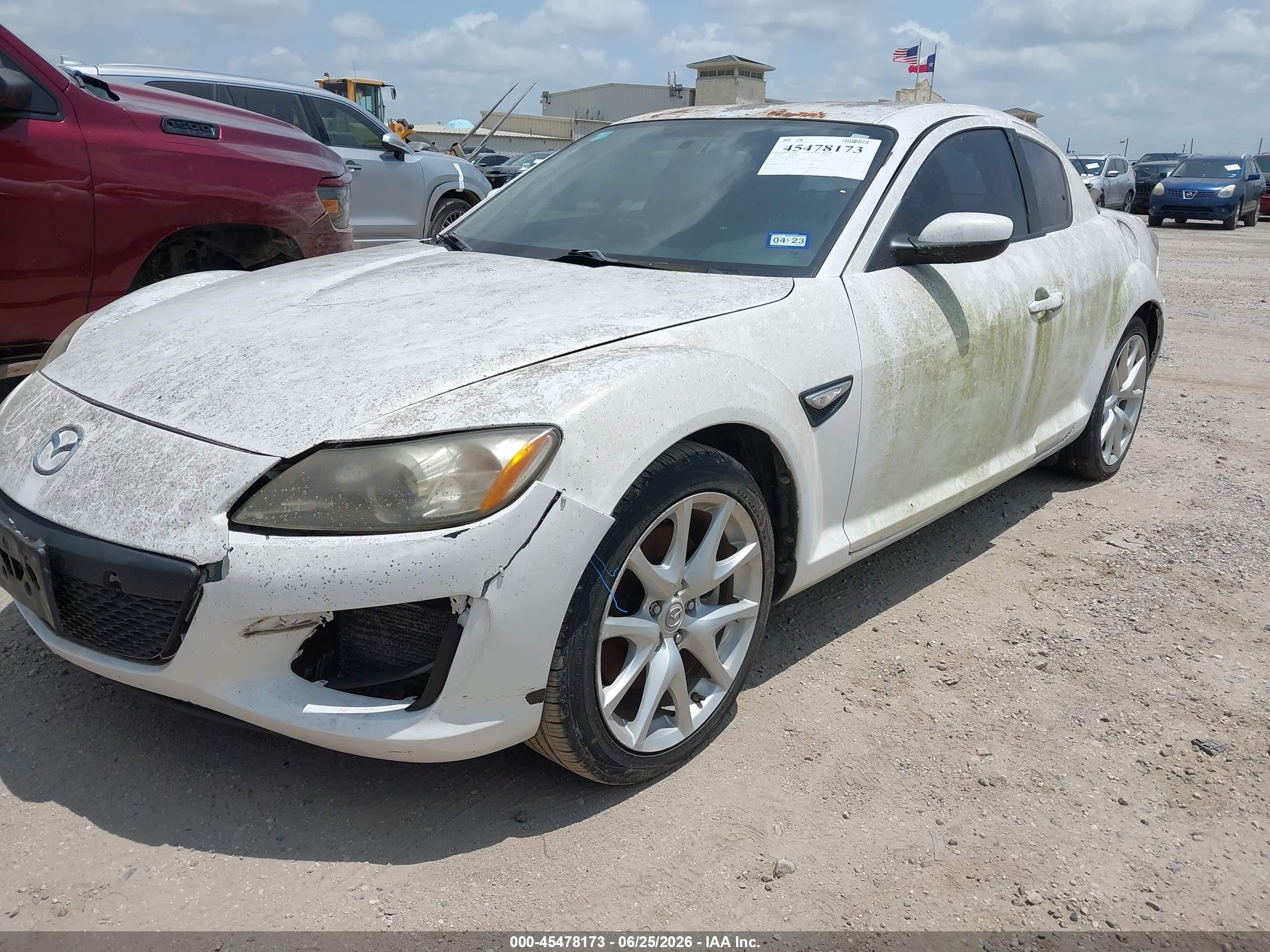 2009 Mazda Rx-8 Sport White vin: JM1FE17P590402372