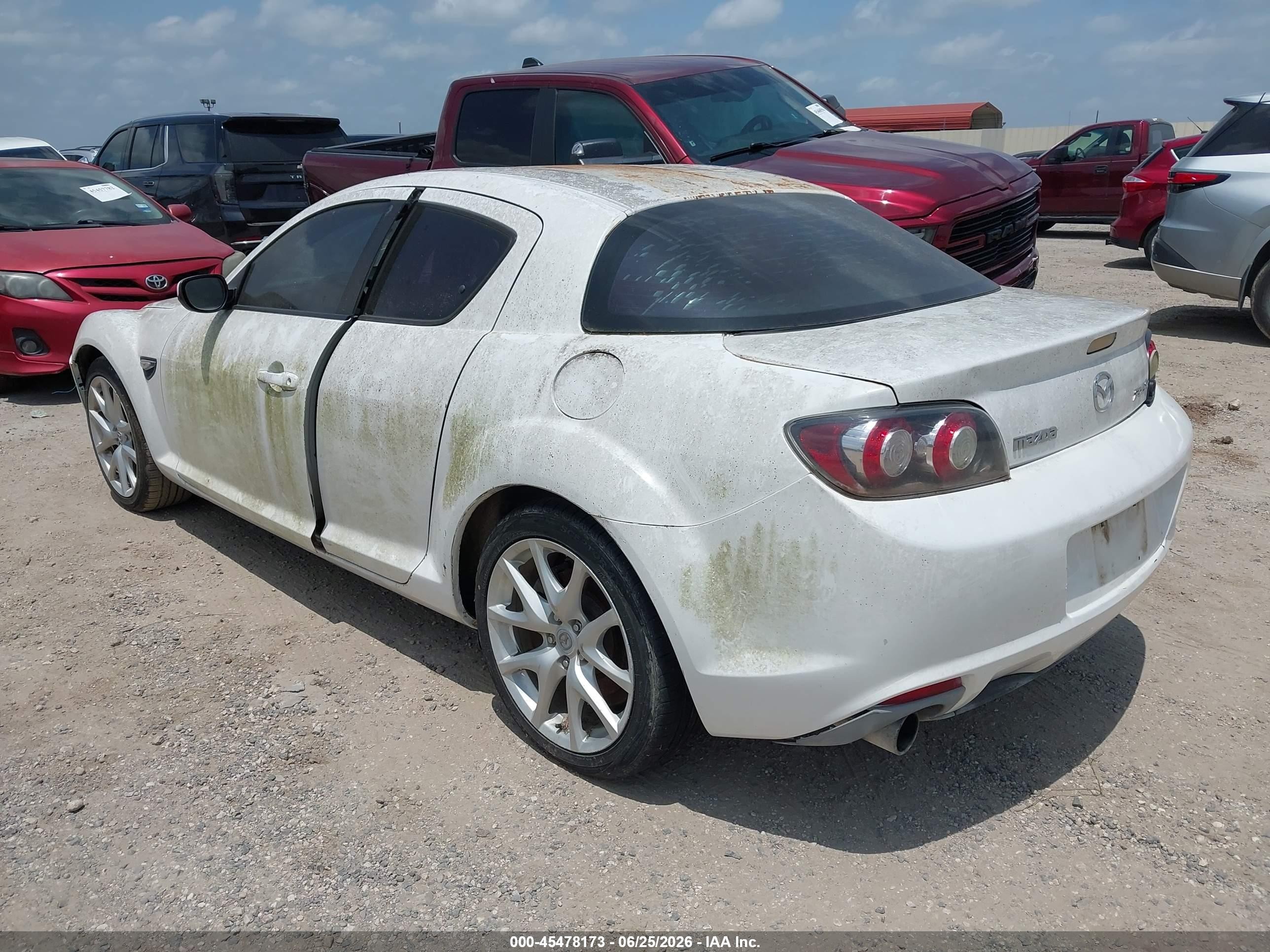 2009 Mazda Rx-8 Sport White vin: JM1FE17P590402372