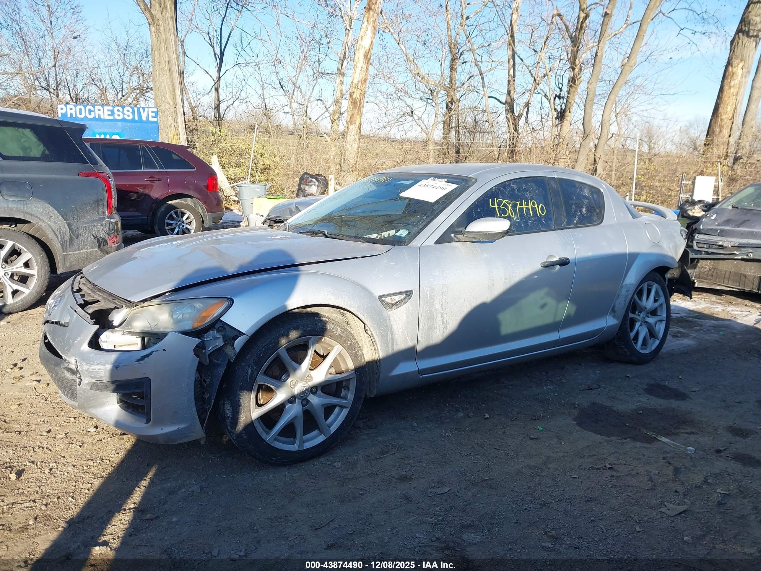 2009 Mazda Rx-8 Sport Silver vin: JM1FE17P790402485