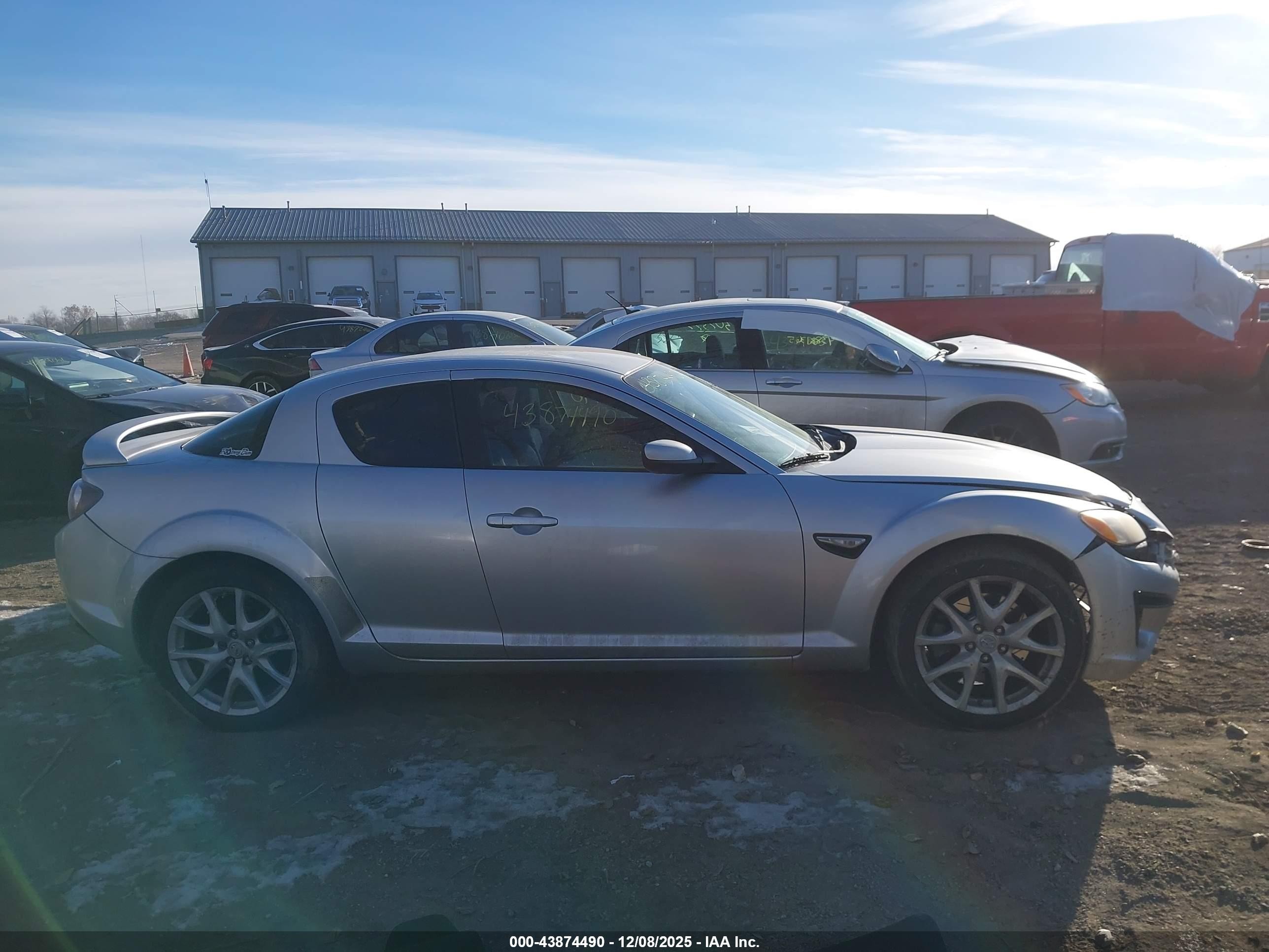 2009 Mazda Rx-8 Sport Silver vin: JM1FE17P790402485
