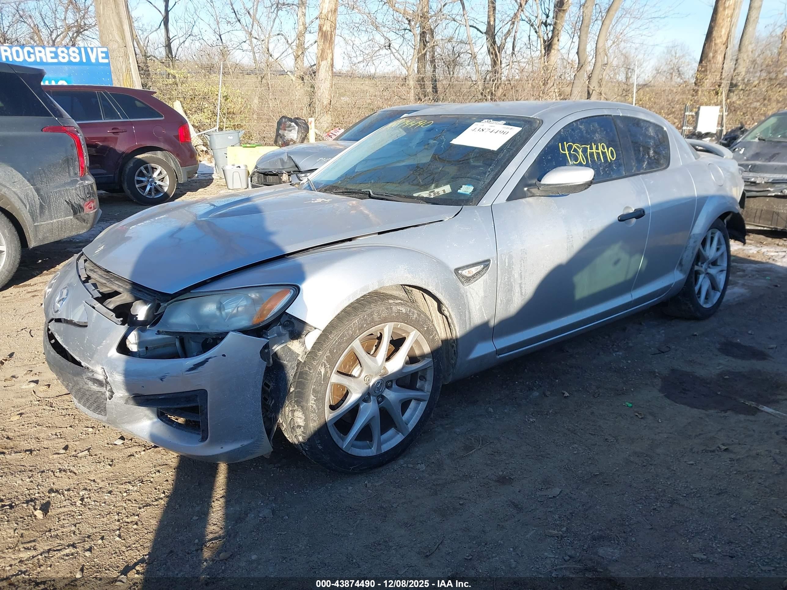 2009 Mazda Rx-8 Sport Silver vin: JM1FE17P790402485