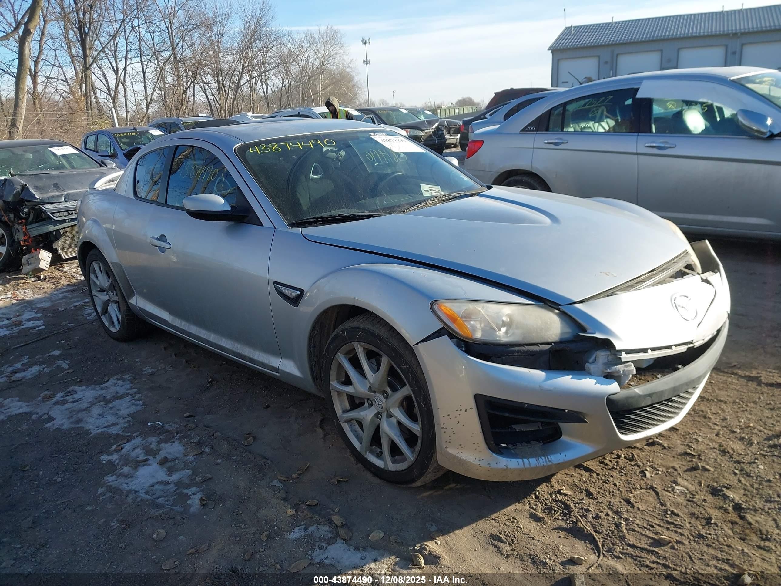2009 Mazda Rx-8 Sport Silver vin: JM1FE17P790402485