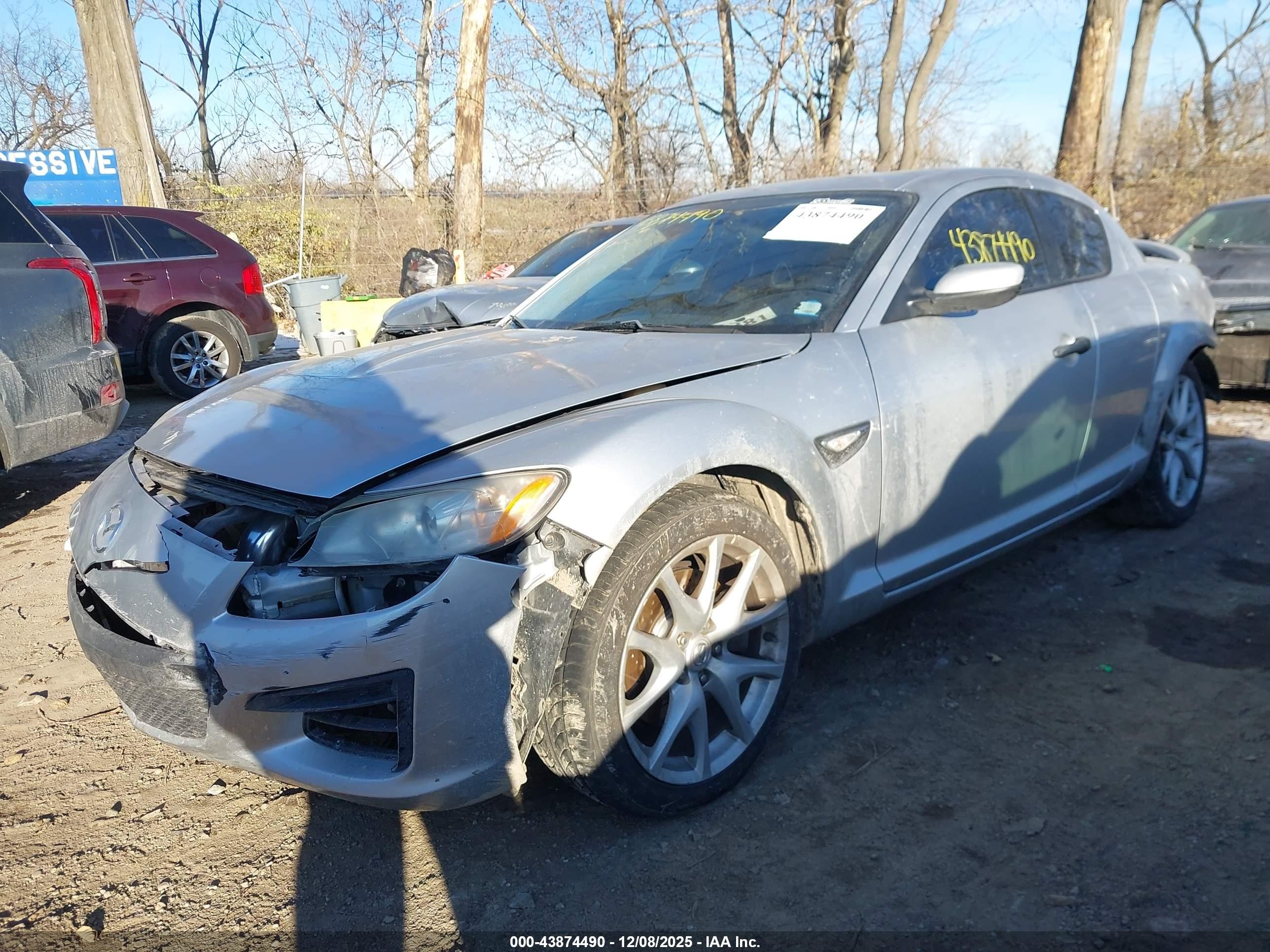 2009 Mazda Rx-8 Sport Silver vin: JM1FE17P790402485