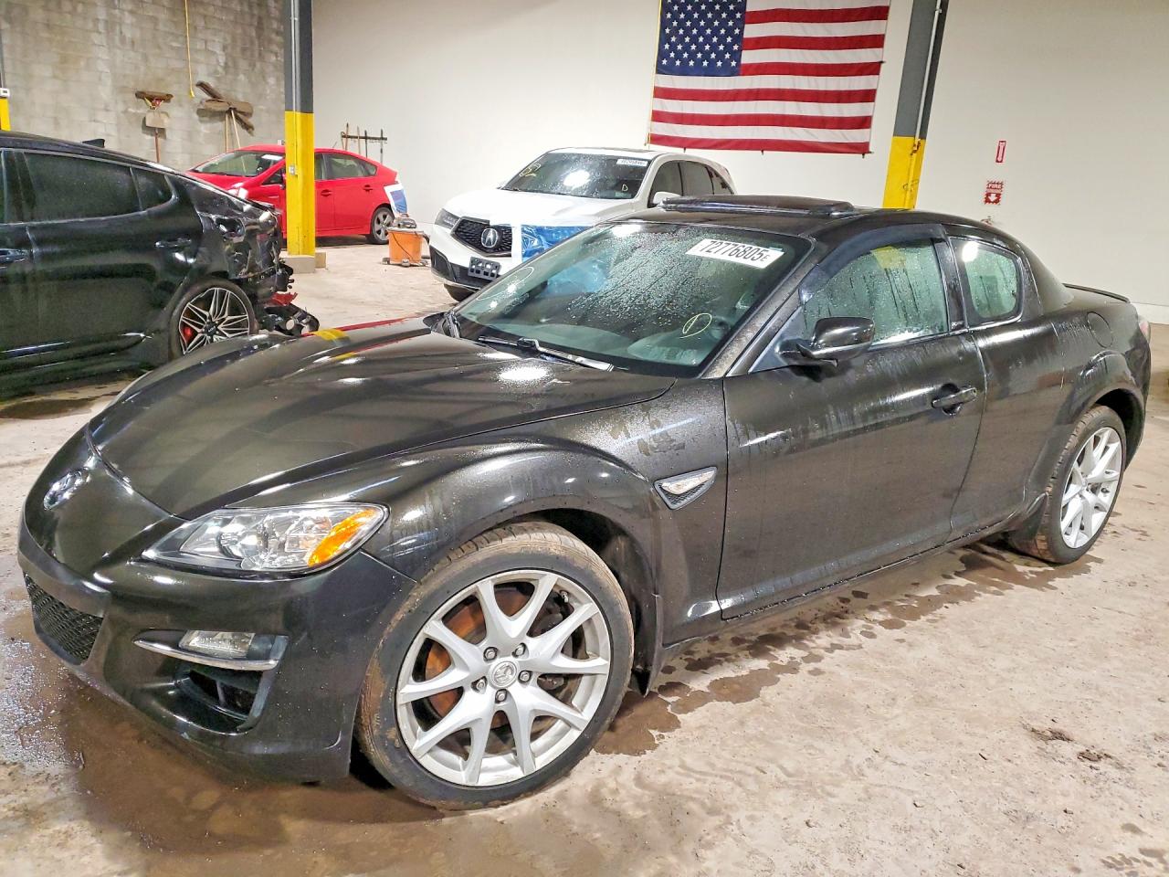 2010 Mazda Rx8 Black vin: JM1FE1C22A0404028