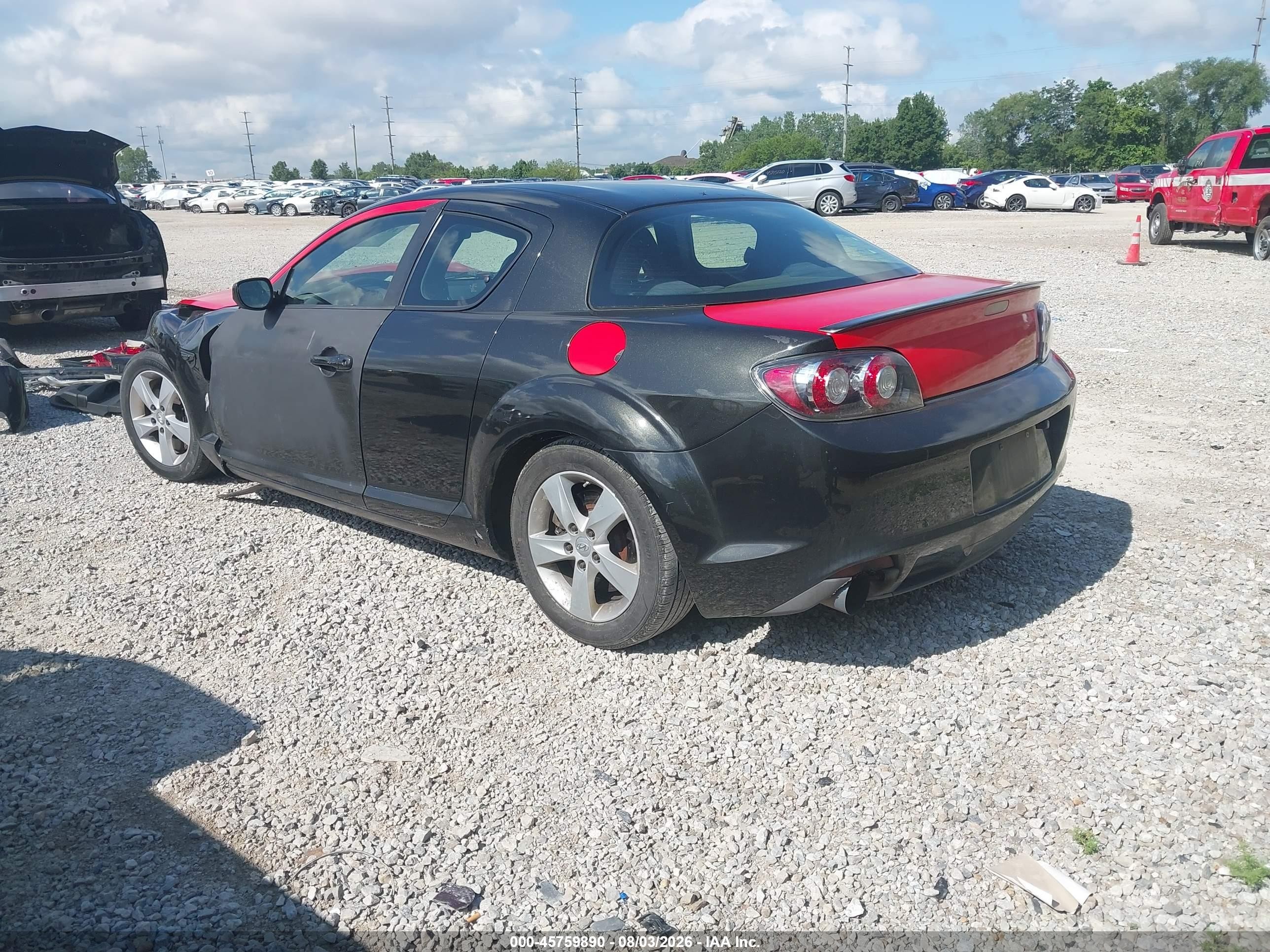 2010 Mazda Rx-8 Sport Black vin: JM1FE1C46A0404616