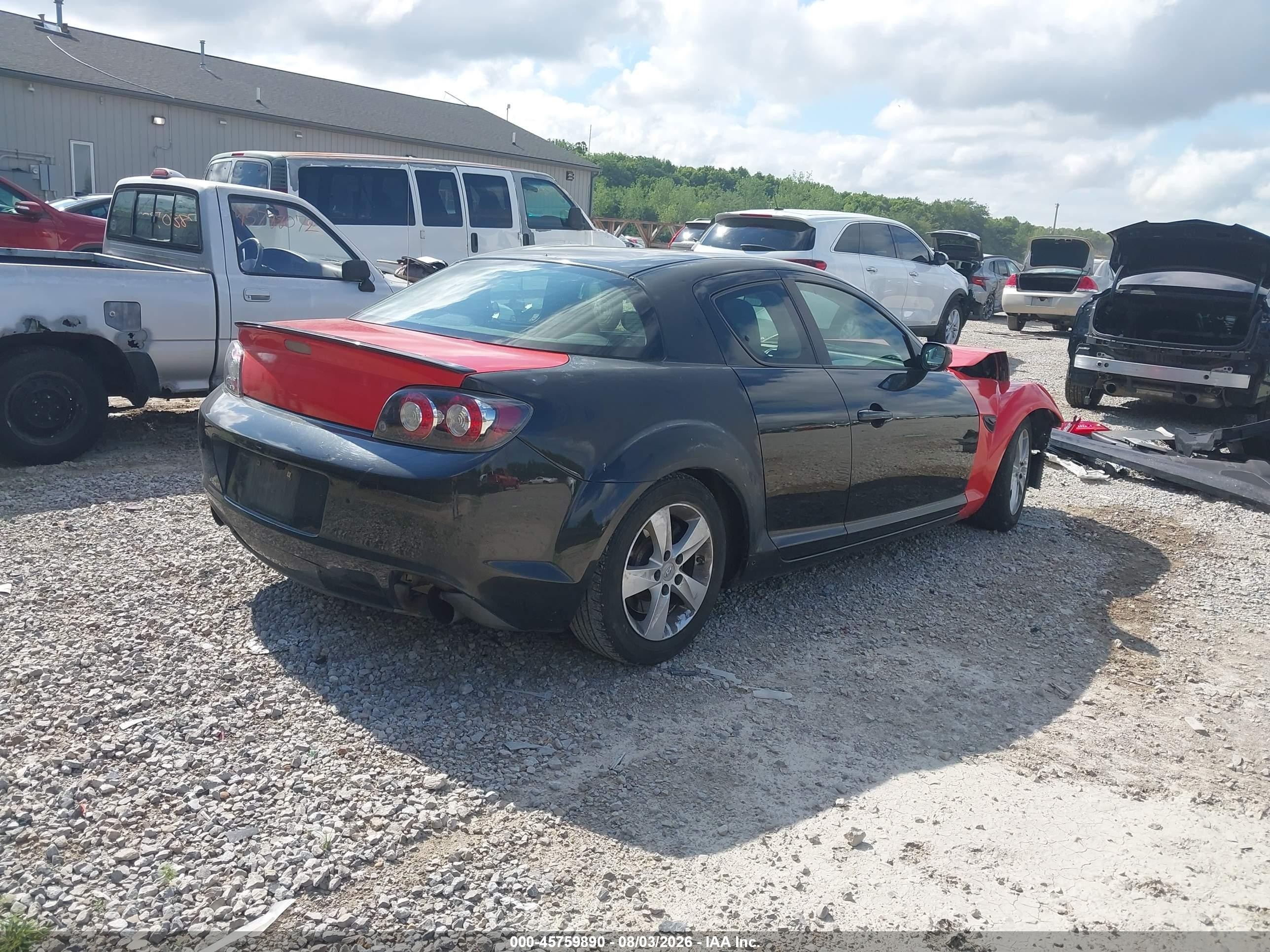 2010 Mazda Rx-8 Sport Black vin: JM1FE1C46A0404616