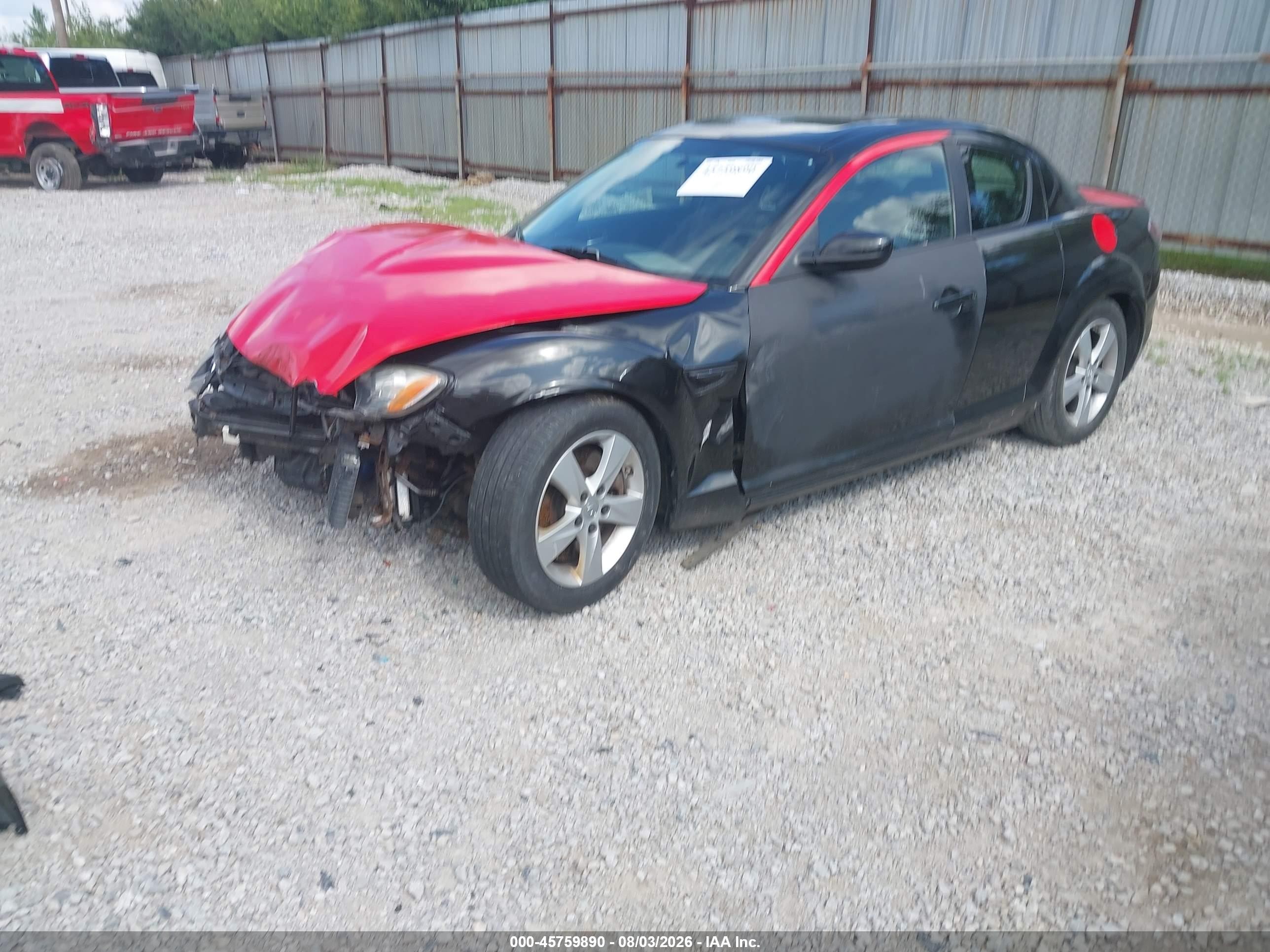 2010 Mazda Rx-8 Sport Black vin: JM1FE1C46A0404616
