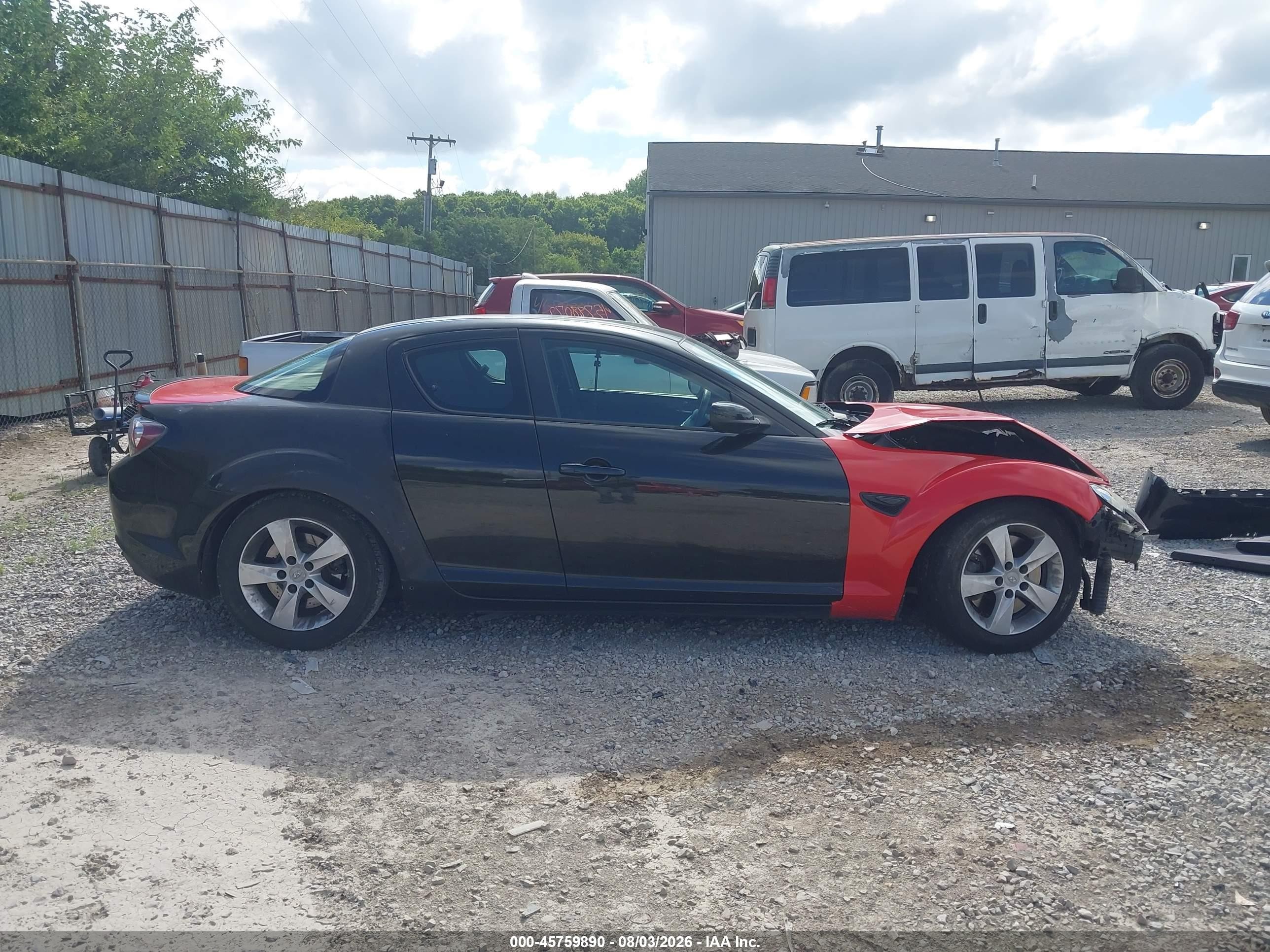 2010 Mazda Rx-8 Sport Black vin: JM1FE1C46A0404616