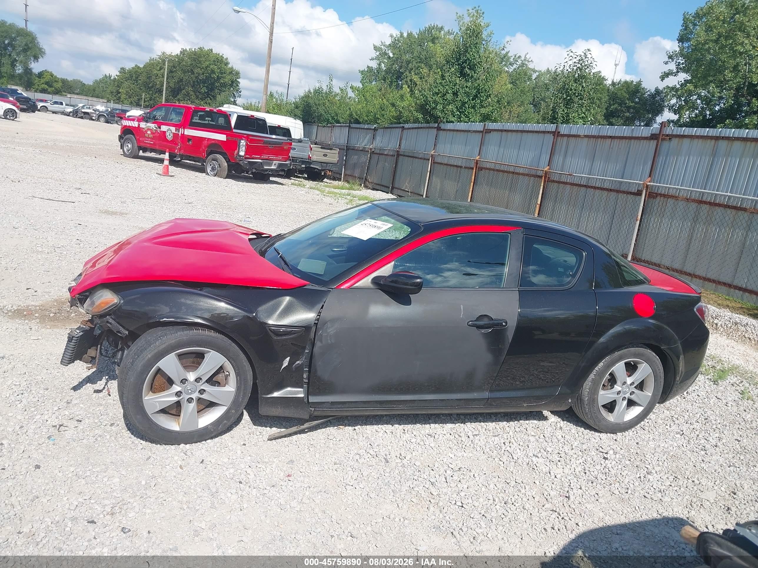 2010 Mazda Rx-8 Sport Black vin: JM1FE1C46A0404616