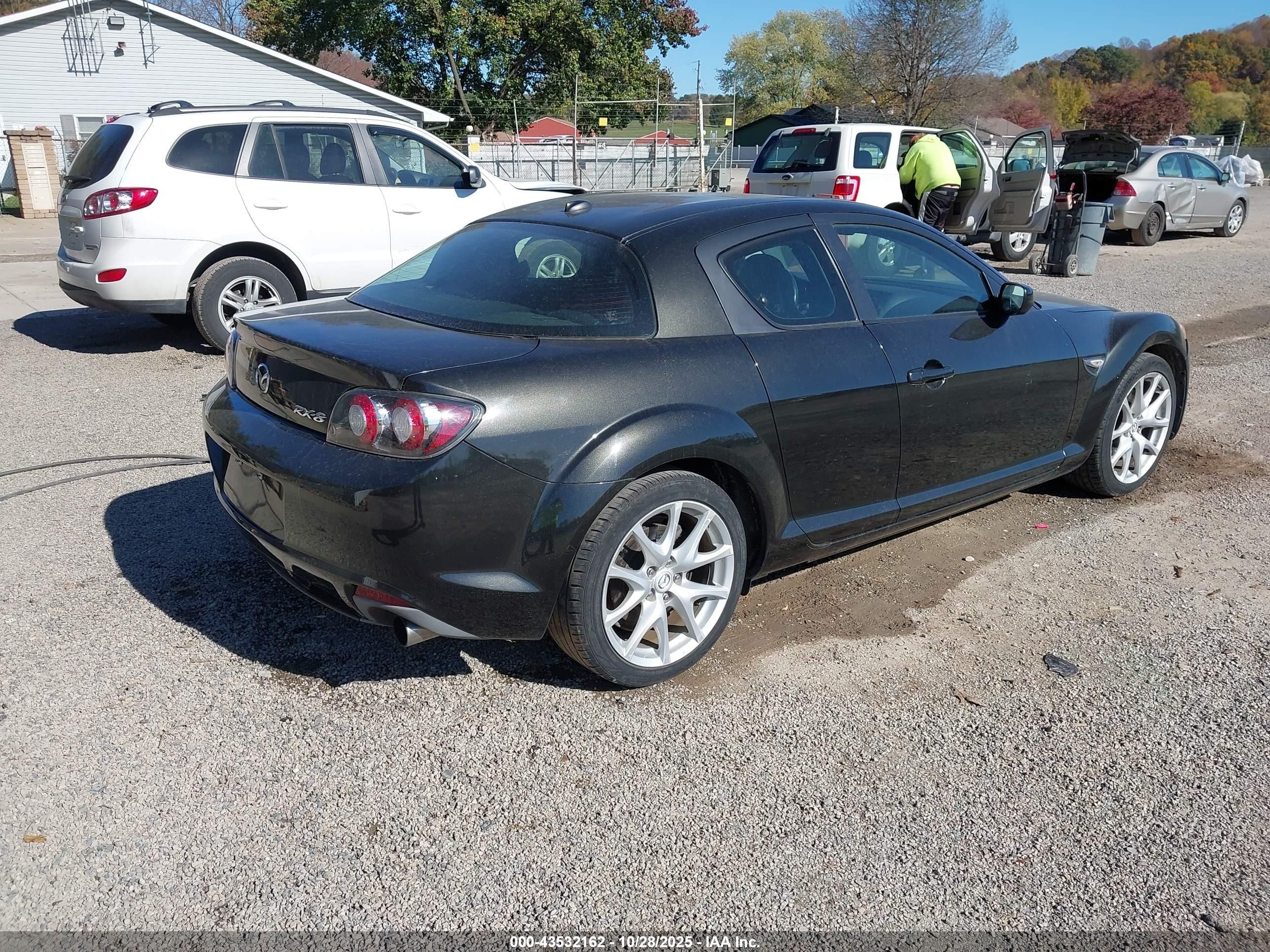 2010 Mazda Rx-8 Grand Touring Black vin: JM1FE1CM5A0403778