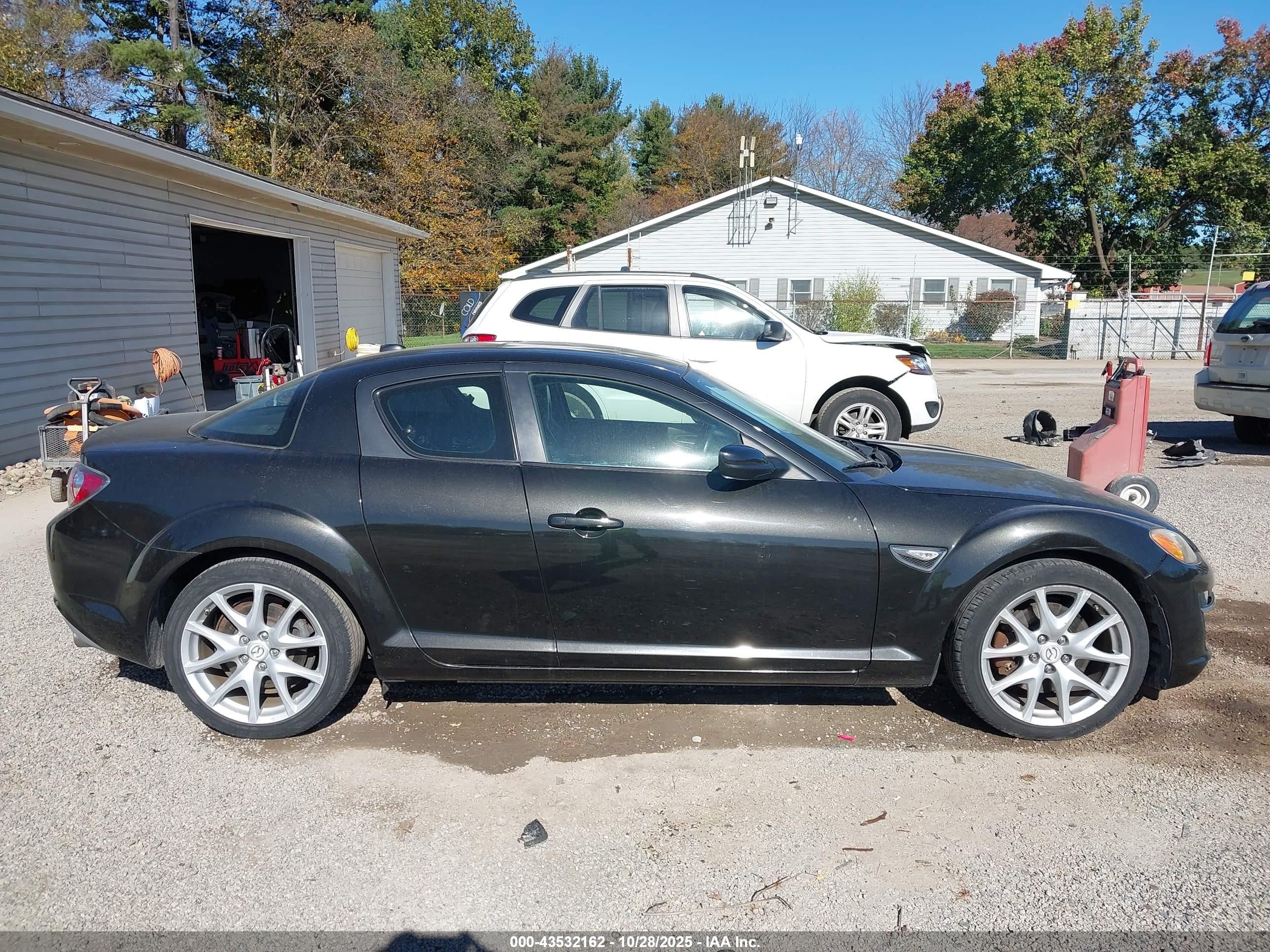 2010 Mazda Rx-8 Grand Touring Black vin: JM1FE1CM5A0403778