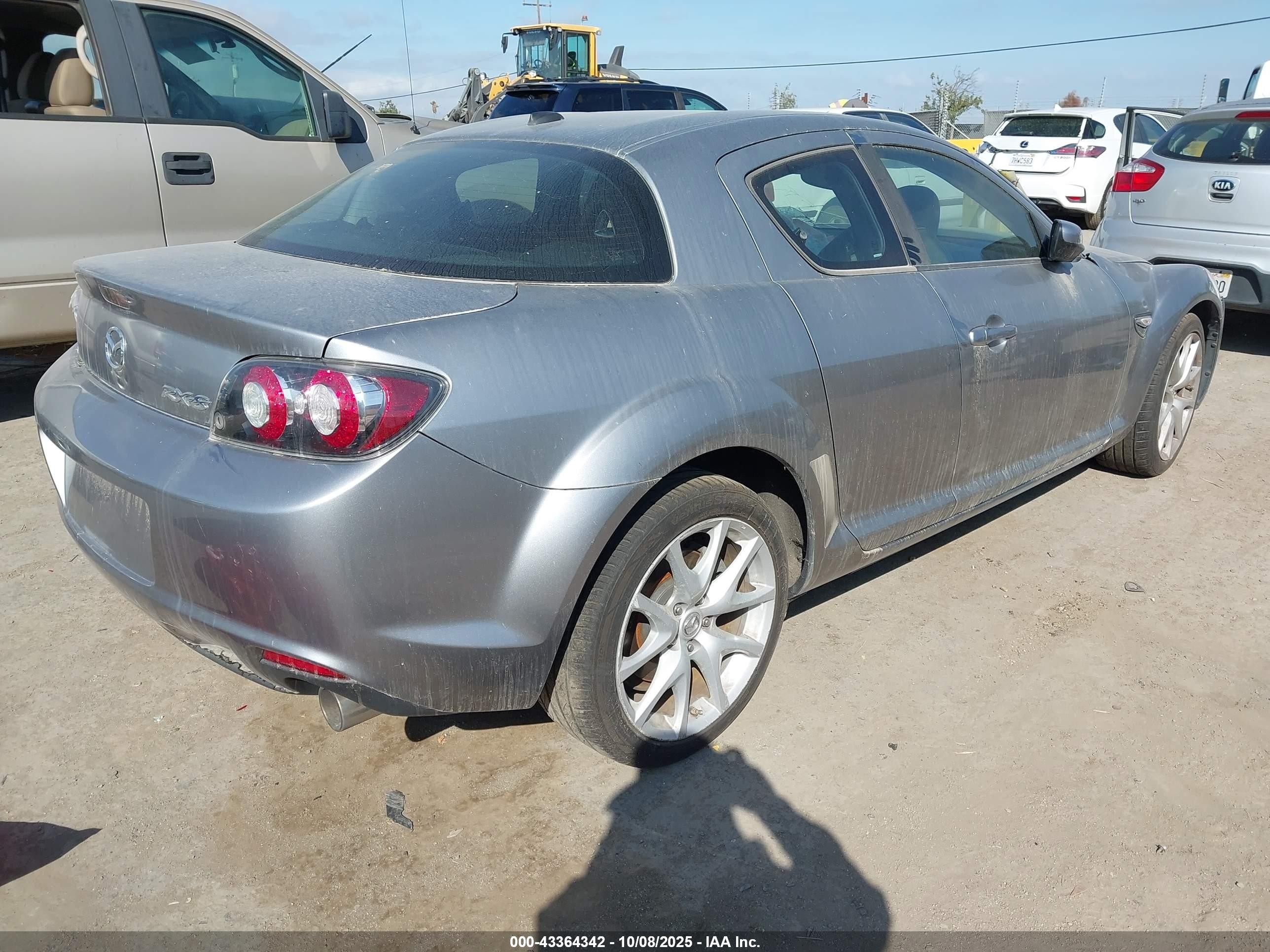2010 Mazda Rx-8 Grand Touring Silver vin: JM1FE1CM5A0404025