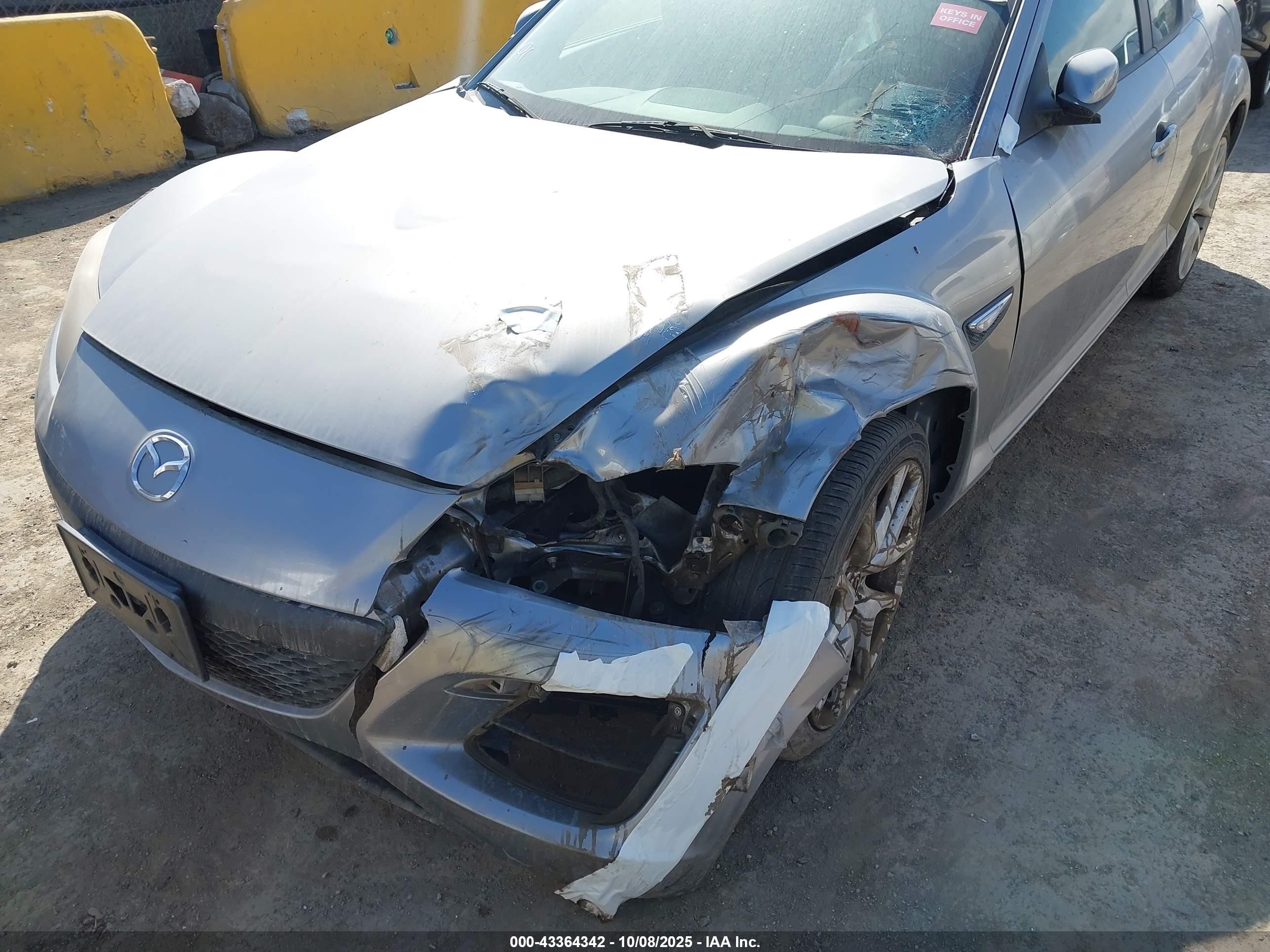2010 Mazda Rx-8 Grand Touring Silver vin: JM1FE1CM5A0404025