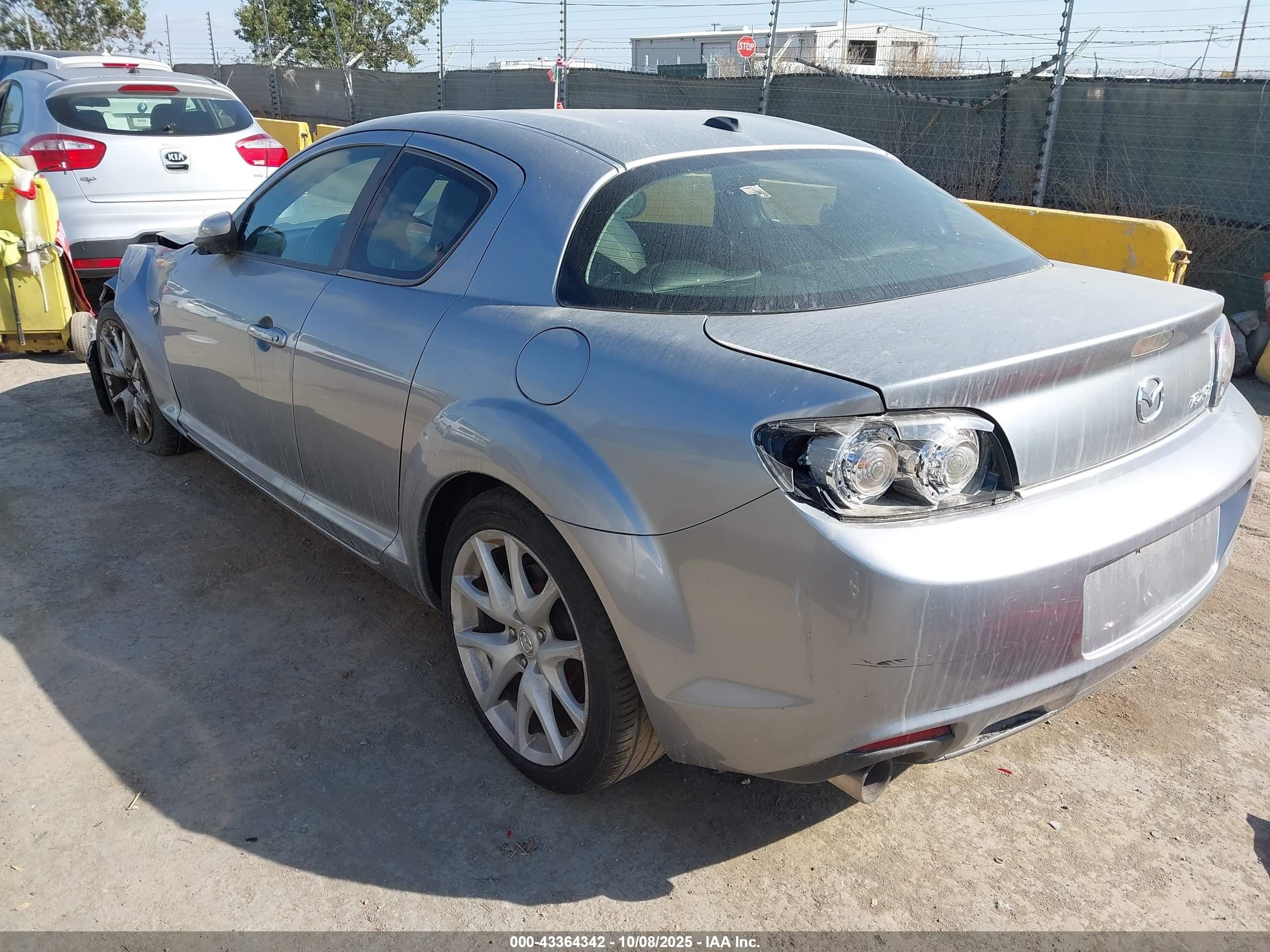 2010 Mazda Rx-8 Grand Touring Silver vin: JM1FE1CM5A0404025