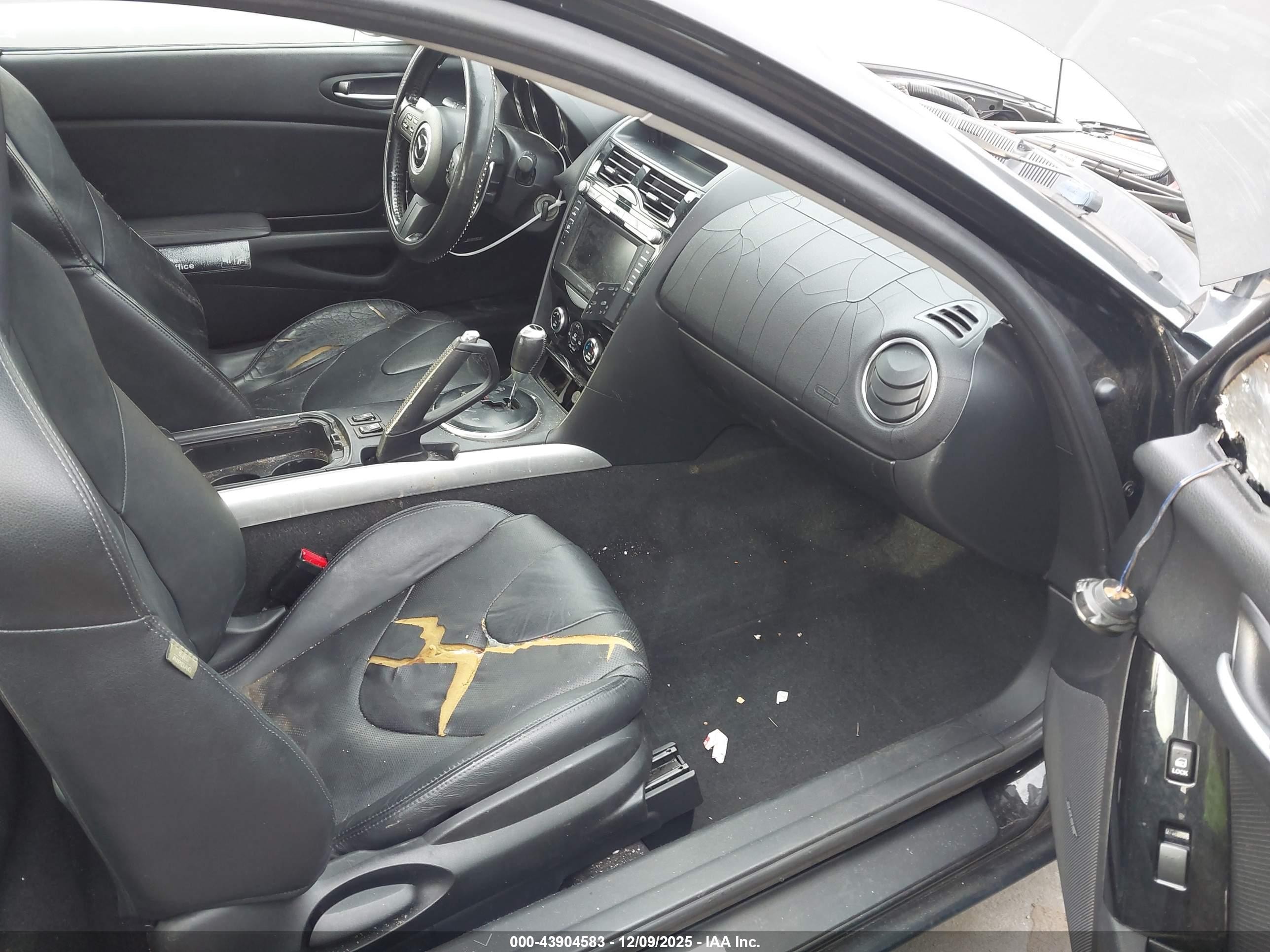 2010 Mazda Rx-8 Grand Touring Black vin: JM1FE1CP1A0404825