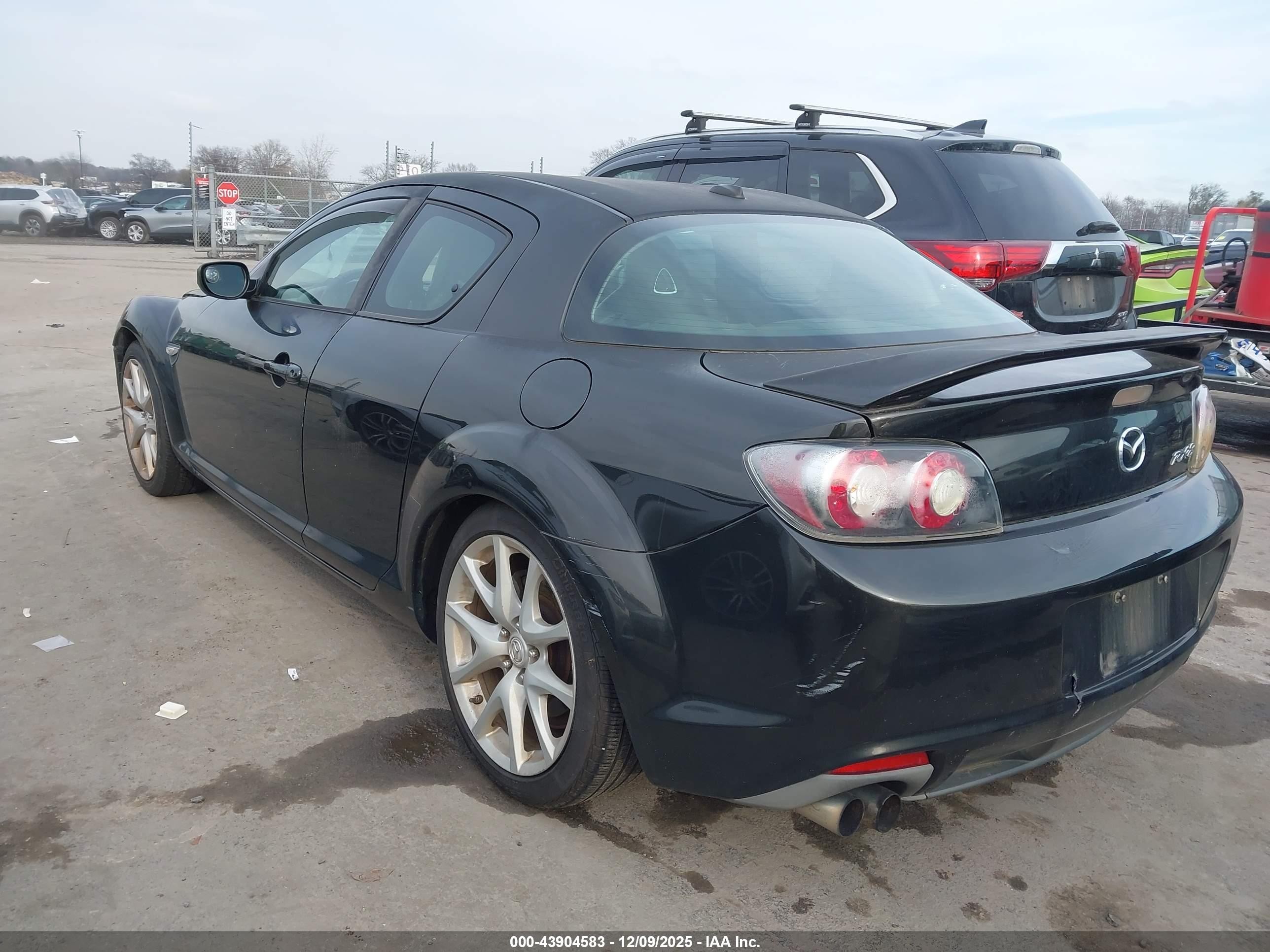 2010 Mazda Rx-8 Grand Touring Black vin: JM1FE1CP1A0404825