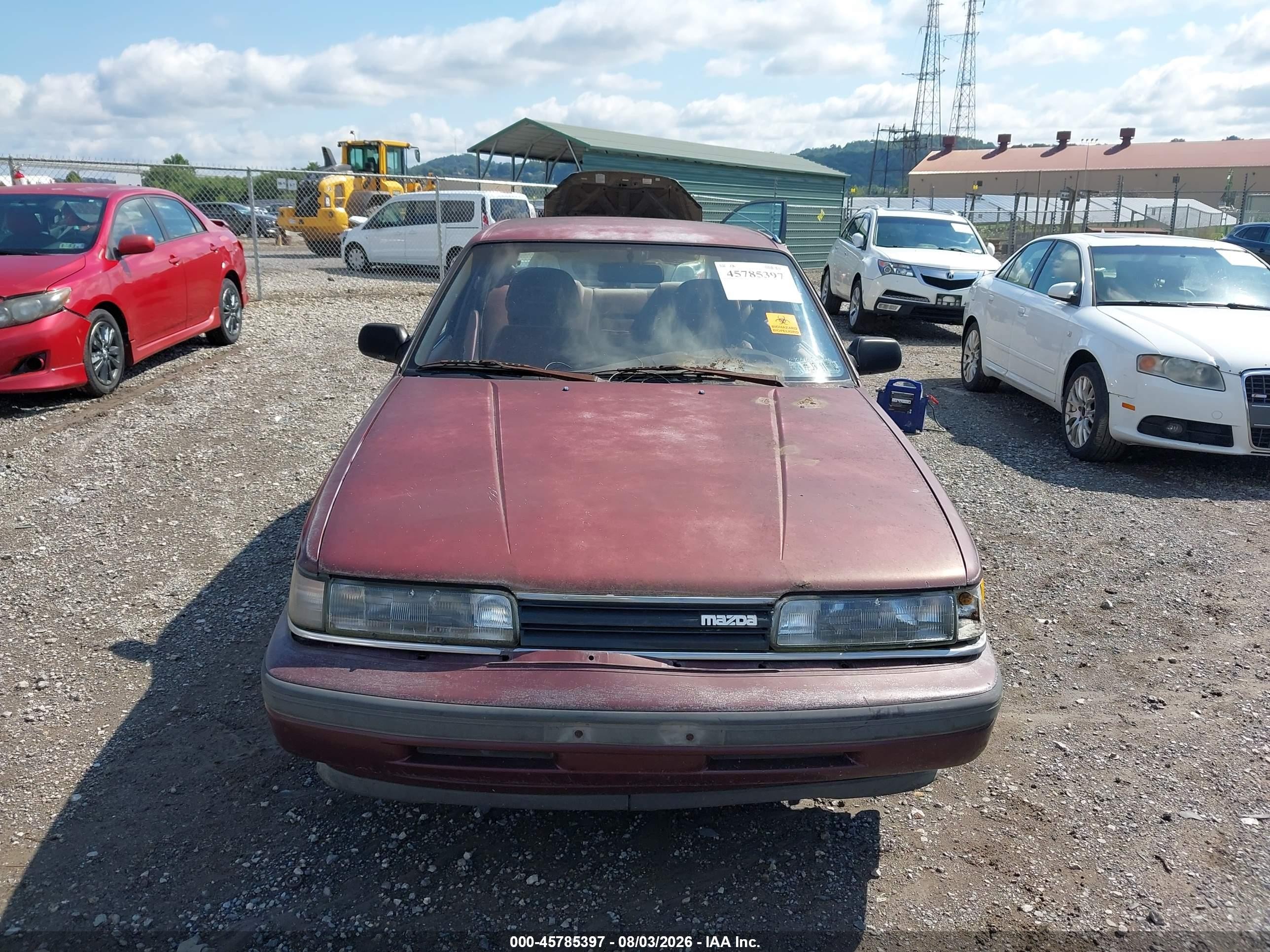 1989 Mazda 626   Burgundy vin: JM1GD2224K1725479