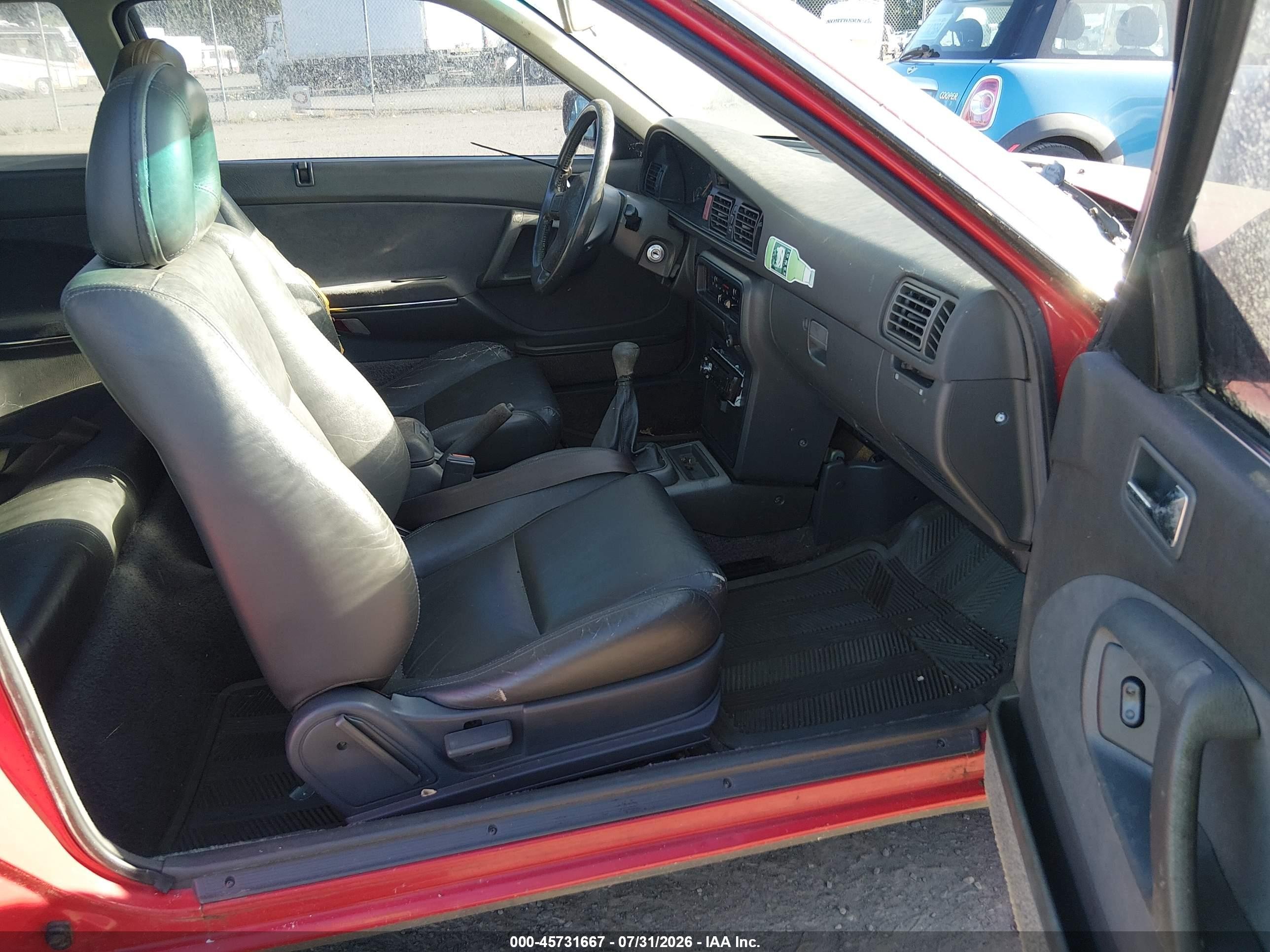 1991 Mazda Mx-6 Dx/lx Red vin: JM1GD3122M1908423