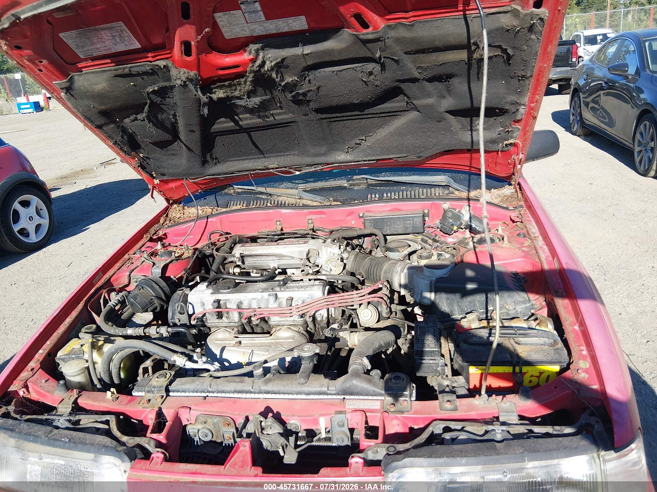 1991 Mazda Mx-6 Dx/lx Red vin: JM1GD3122M1908423