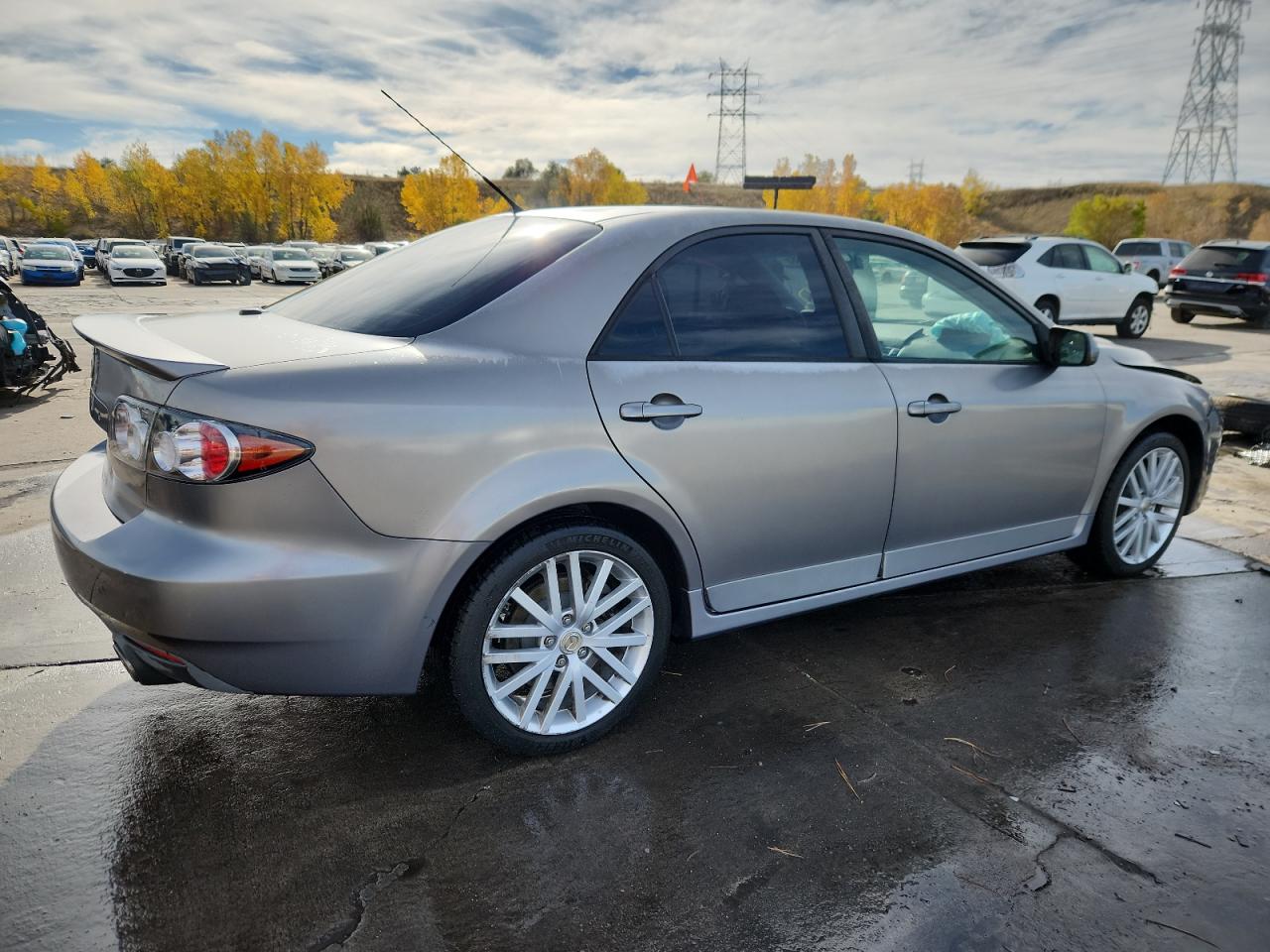 2006 Mazda Speed 6 Silver vin: JM1GG12L061107639
