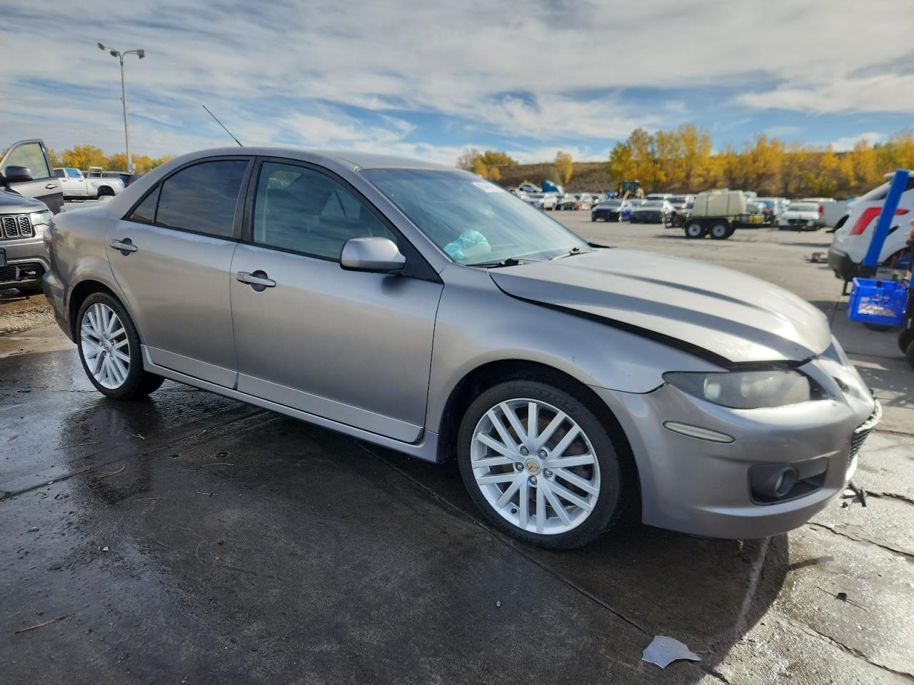 2006 Mazda Speed 6 Silver vin: JM1GG12L061107639