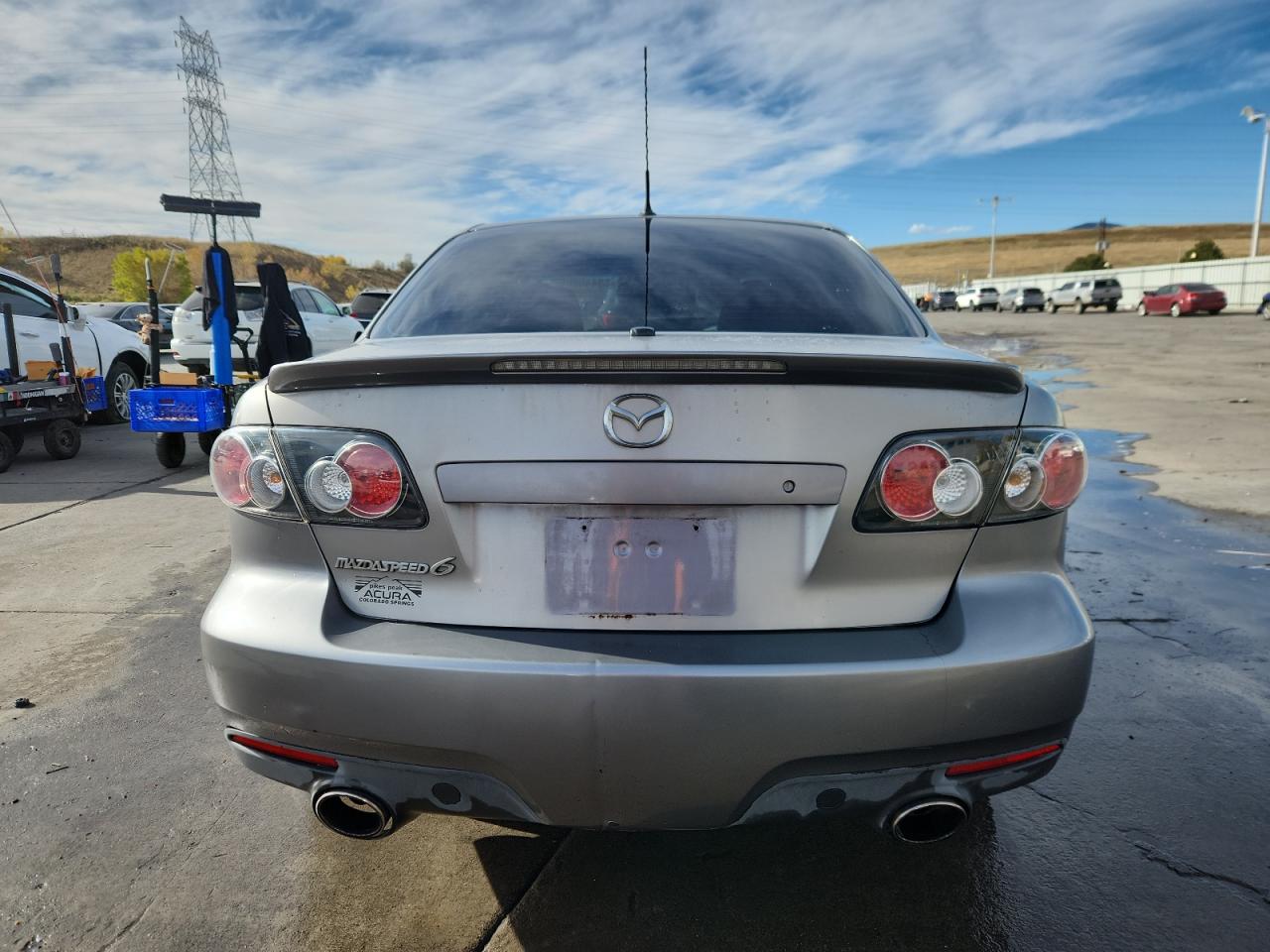 2006 Mazda Speed 6 Silver vin: JM1GG12L061107639