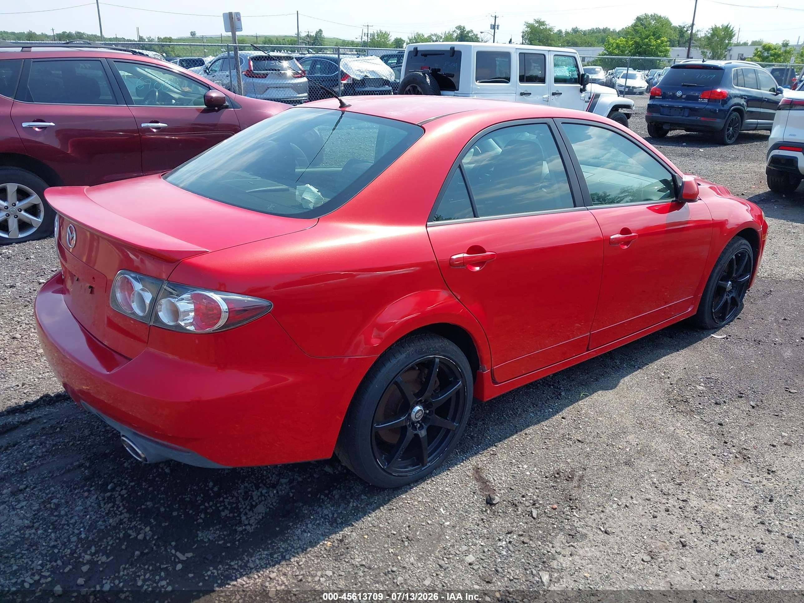2007 Mazda Mazdaspeed6 Sport Красный vin: JM1GG12L071109974