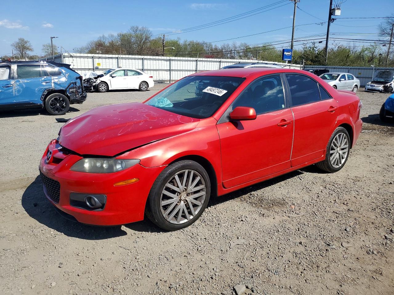 2006 Mazda Speed 6 Red vin: JM1GG12L761107315