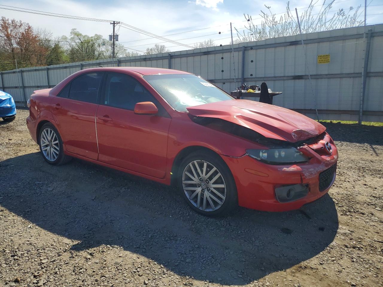 2006 Mazda Speed 6 Red vin: JM1GG12L761107315