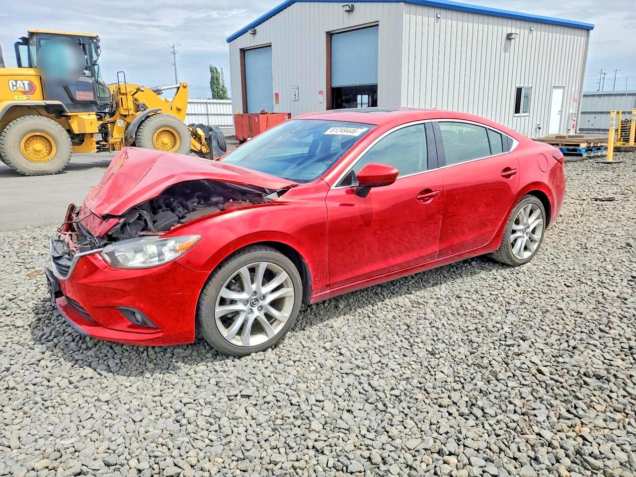 2015 Mazda 6 Touring Red vin: JM1GJ1T51F1206889