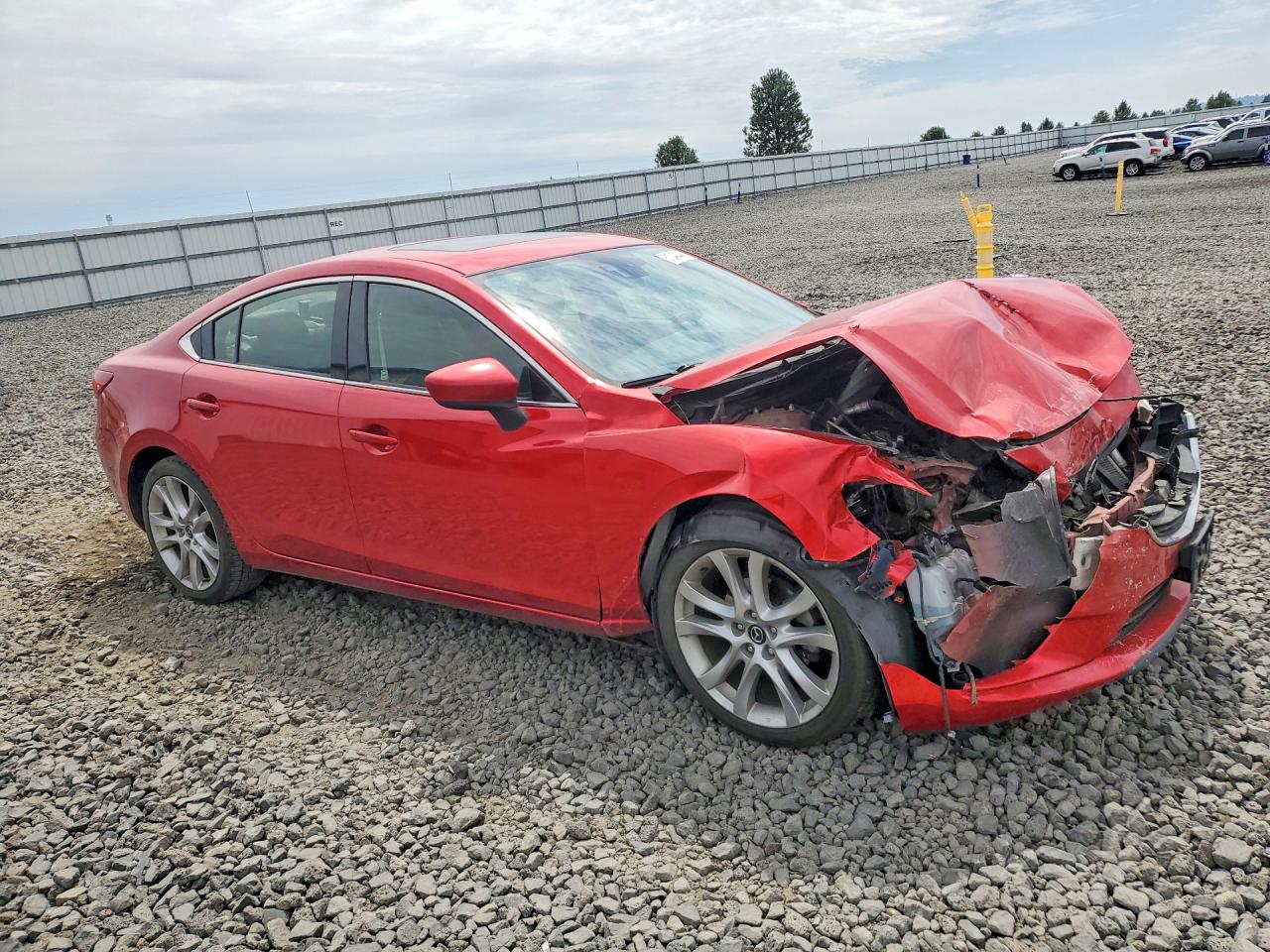 2015 Mazda 6 Touring Red vin: JM1GJ1T51F1206889