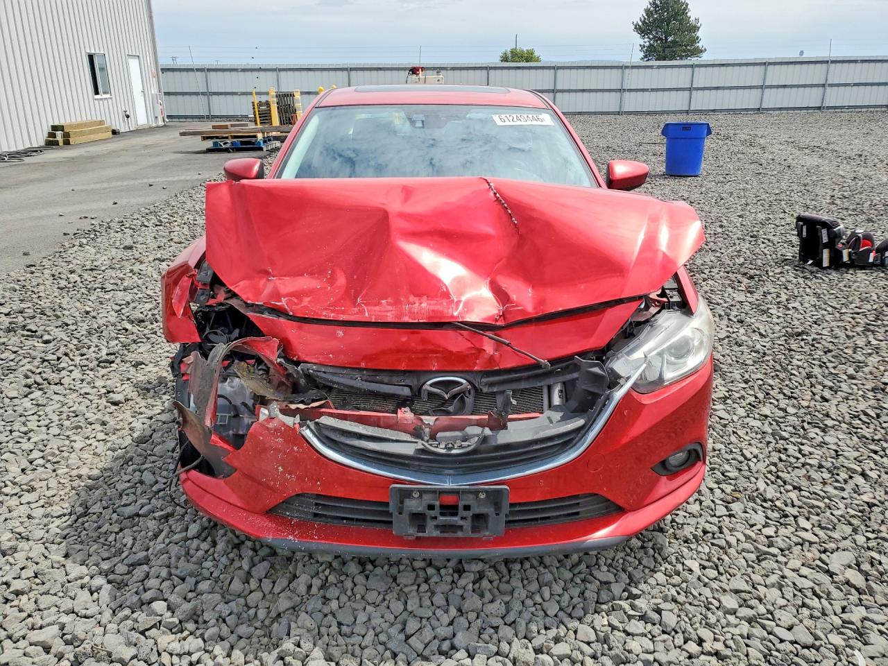 2015 Mazda 6 Touring Red vin: JM1GJ1T51F1206889